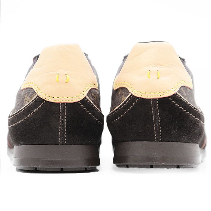 Louis Vuitton Louis Vuitton Louis Vuitton Monogram Suede Leather Sneakers Leather Shoes DUTY FREE for USA Size ONE SIZE - 6 Thumbnail