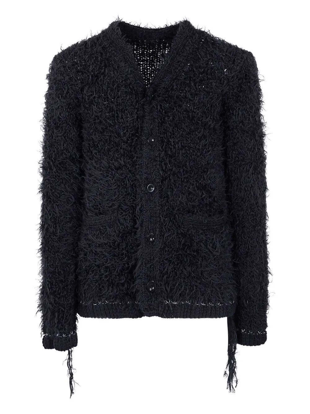 Sacai FURRY KNIT CARDIGAN Size US S / EU 44-46 / 1 - 4 Thumbnail