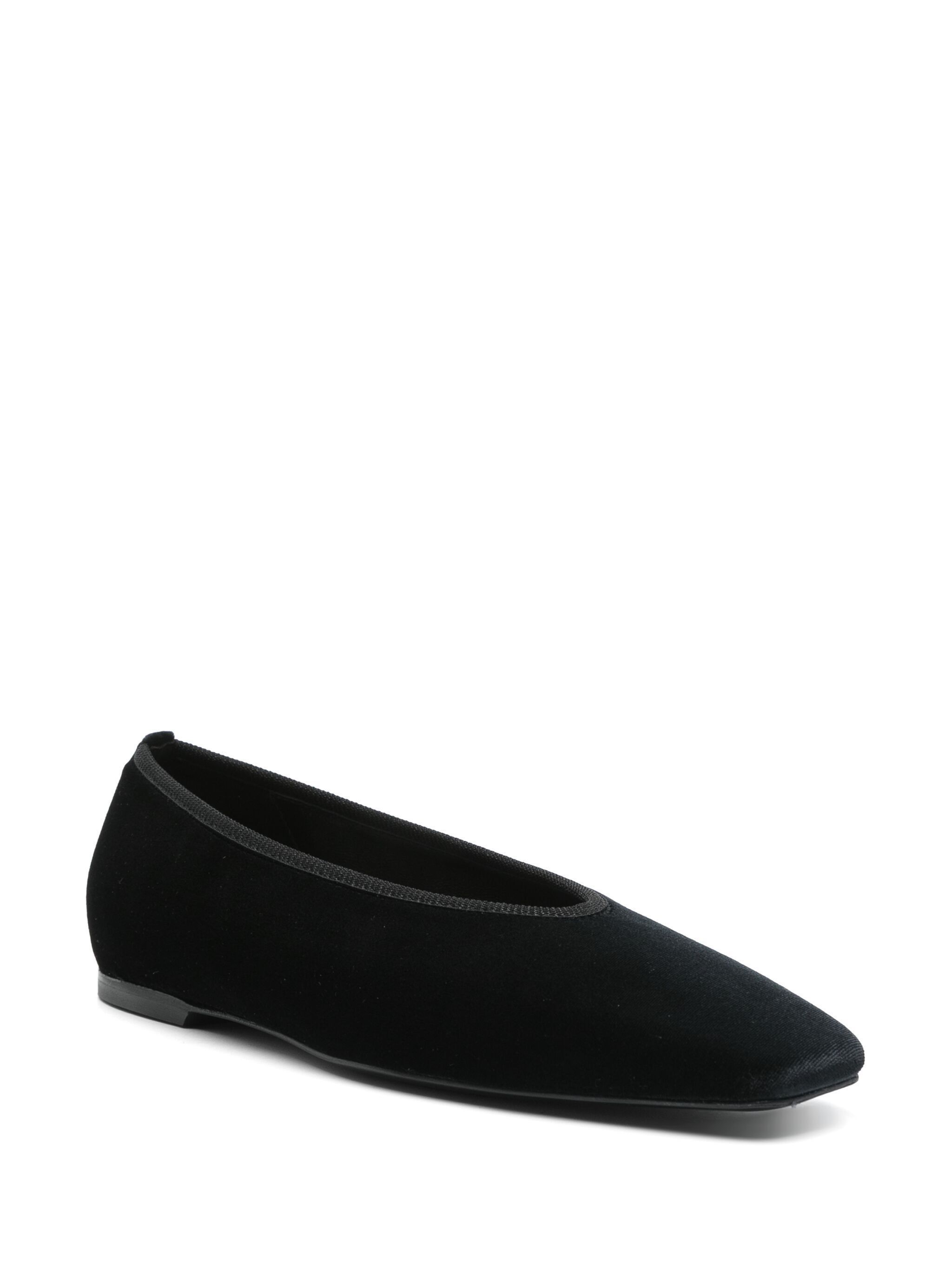 Toteme MINIMALIST VELVET BALLERINAS Size US 7 / IT 37 - 4 Thumbnail