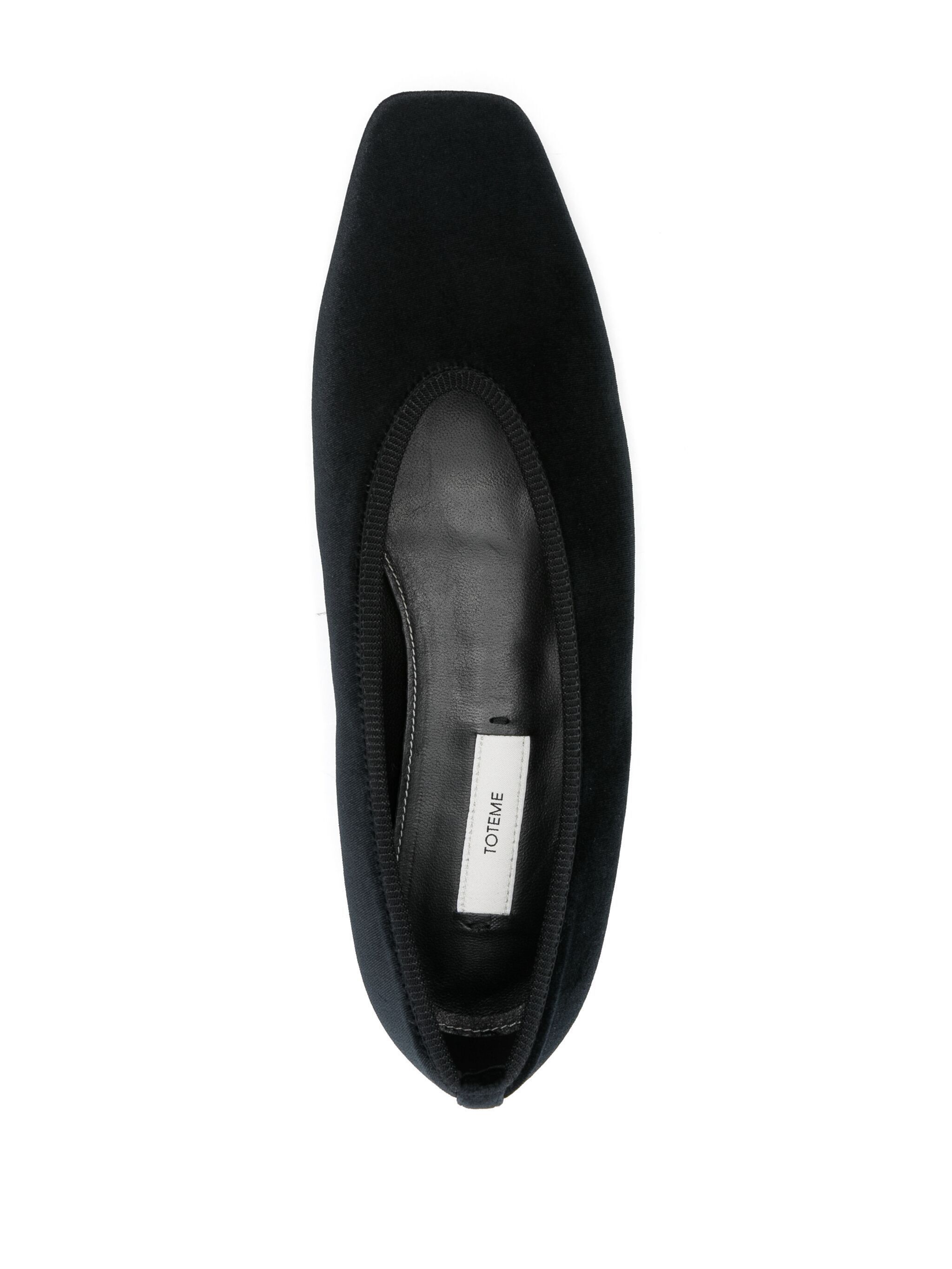 Toteme MINIMALIST VELVET BALLERINAS Size US 8 / IT 38 - 3 Thumbnail