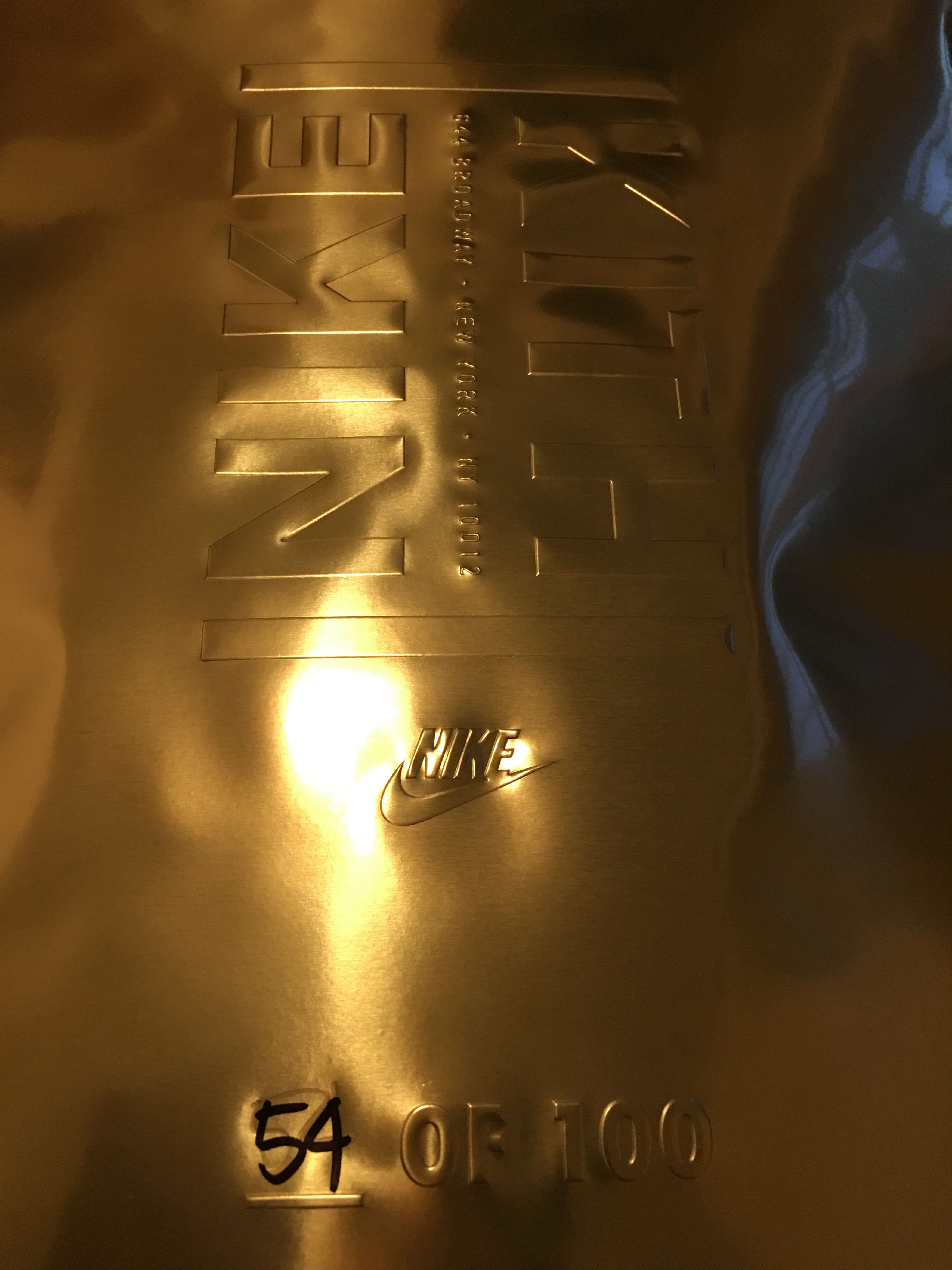 Nike Kith X Nike White Gold Swoosh Tee Size US M / EU 48-50 / 2 - 5 Thumbnail