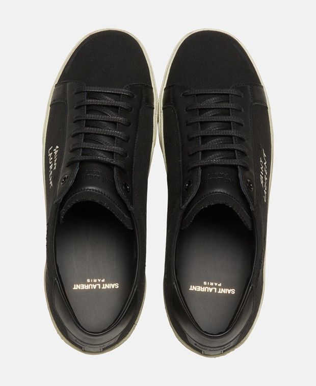 Saint Laurent Paris Signature Sneakers Size US 7 / EU 40 - 3 Thumbnail