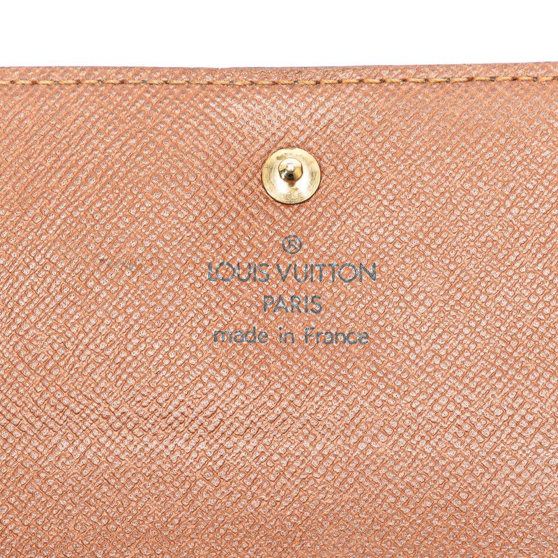 Louis Vuitton Louis Vuitton Louis Vuitton Monogram Compact Wallet Canvas Short Wallet M61652 Size ONE SIZE - 10 Thumbnail
