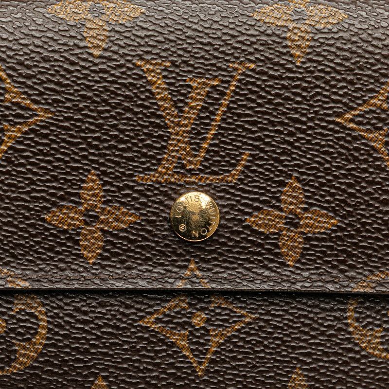 Louis Vuitton Louis Vuitton Louis Vuitton Monogram Compact Wallet Canvas Short Wallet M61652 Size ONE SIZE - 6 Thumbnail