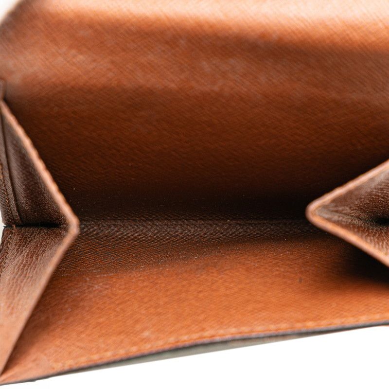 Louis Vuitton Louis Vuitton Louis Vuitton Monogram Compact Wallet Canvas Short Wallet M61652 Size ONE SIZE - 9 Thumbnail