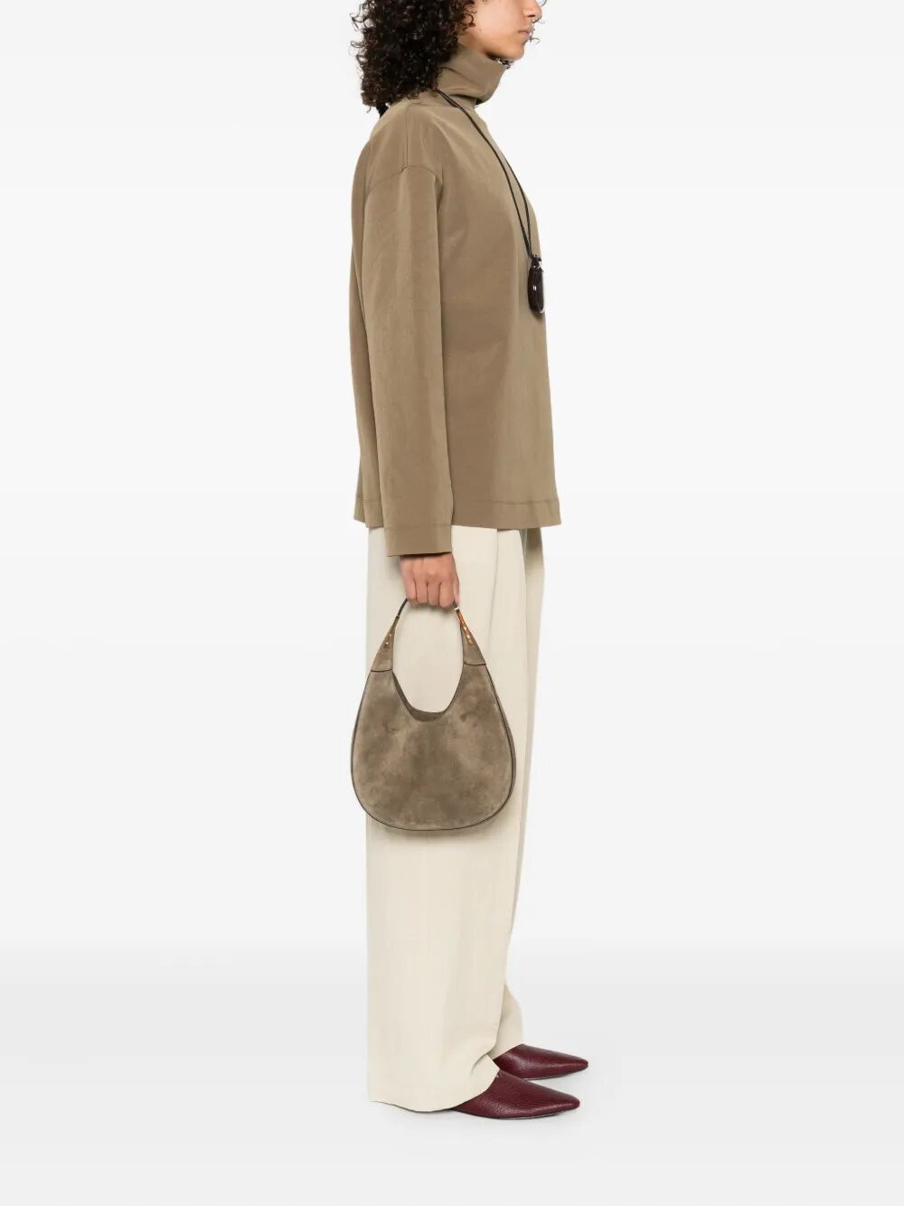 Savette "THE SMALL FLORENCE" HOBO IN SUEDE Size ONE SIZE - 2 Thumbnail