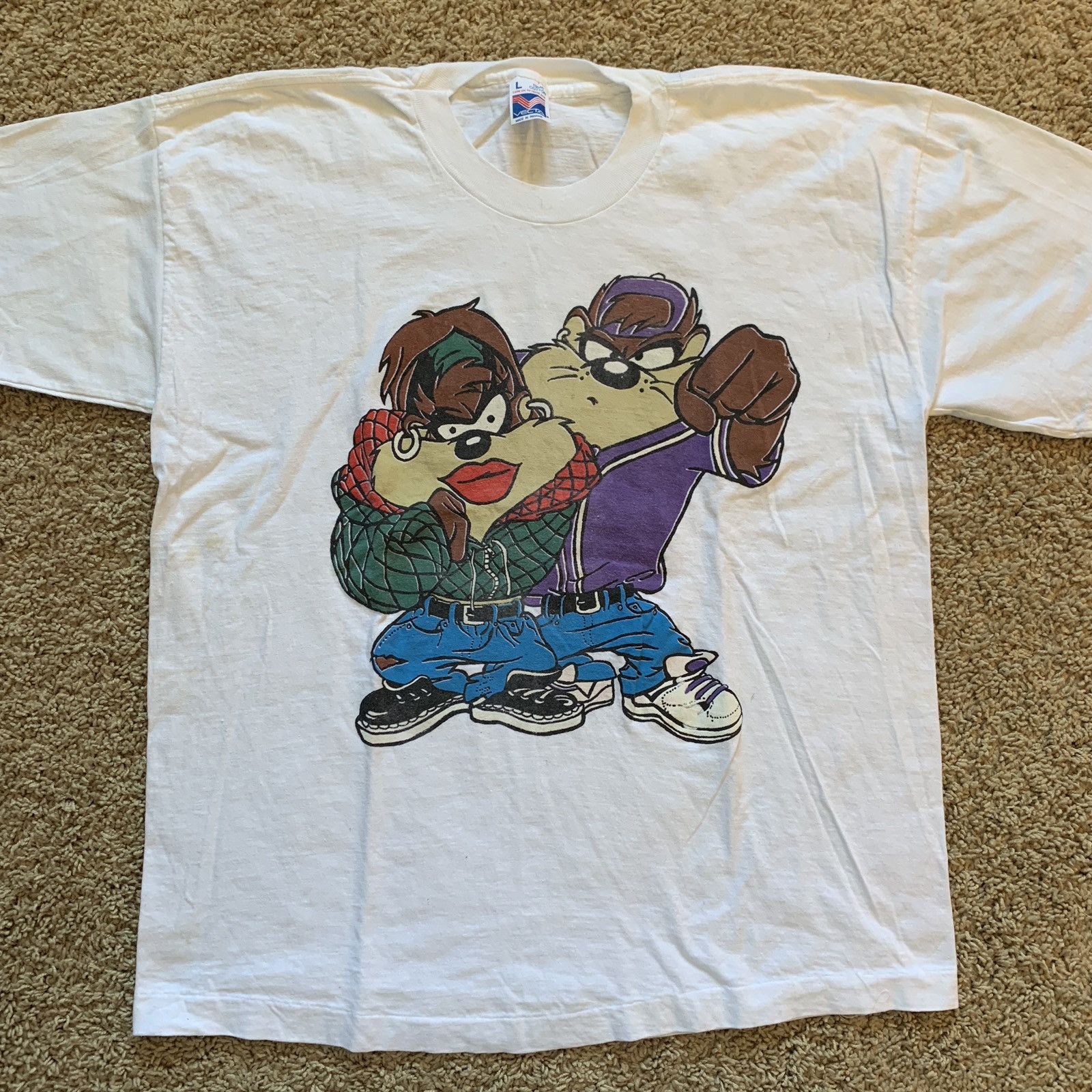 Vintage Vintage Tasmanian Devil Graphic Tee | Grailed