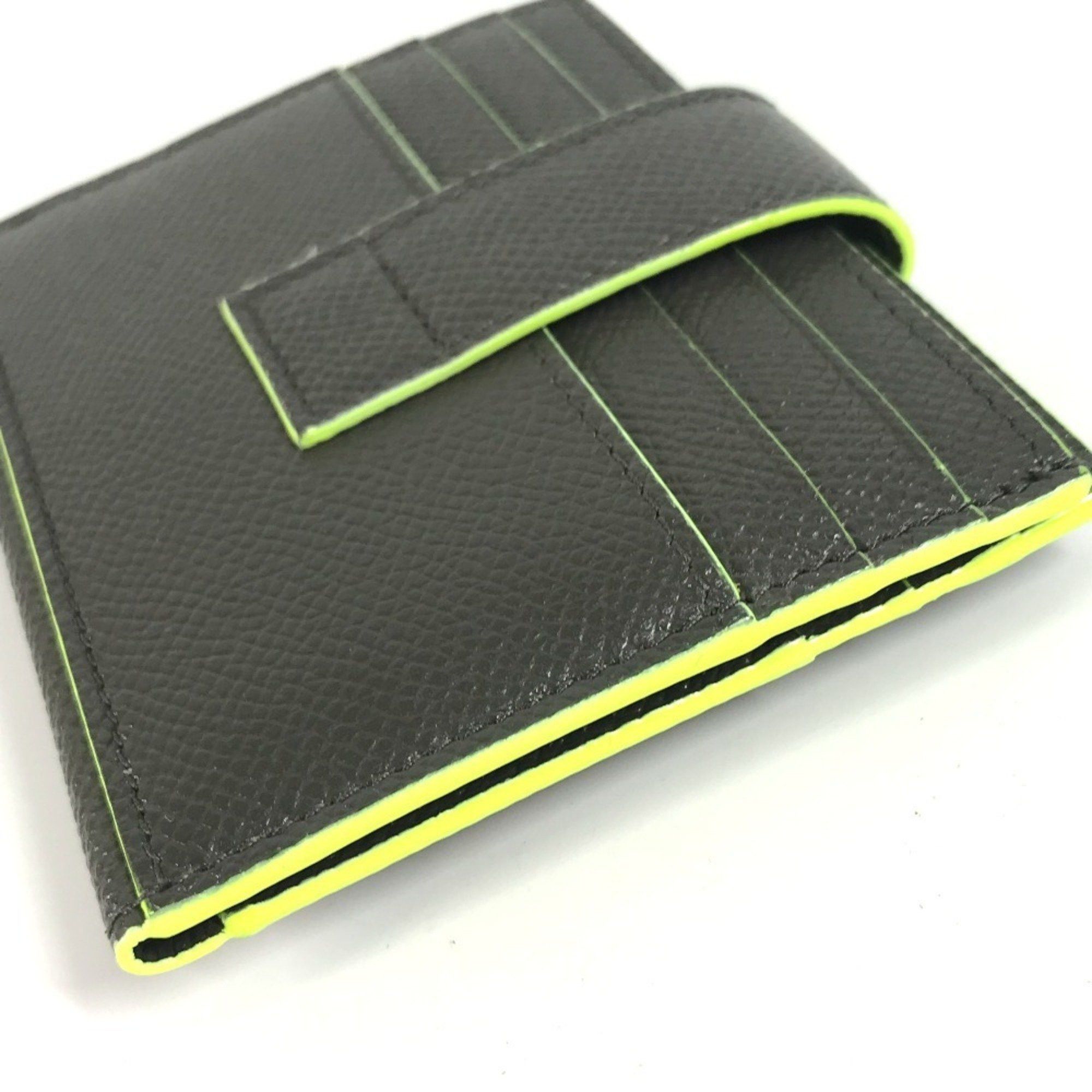 Bvlgari BVLGARI Fragment Logo Multi-Case Business Card Holder Pass Case Holder/Card Leather Men's Gray Size ONE SIZE - 4 Thumbnail