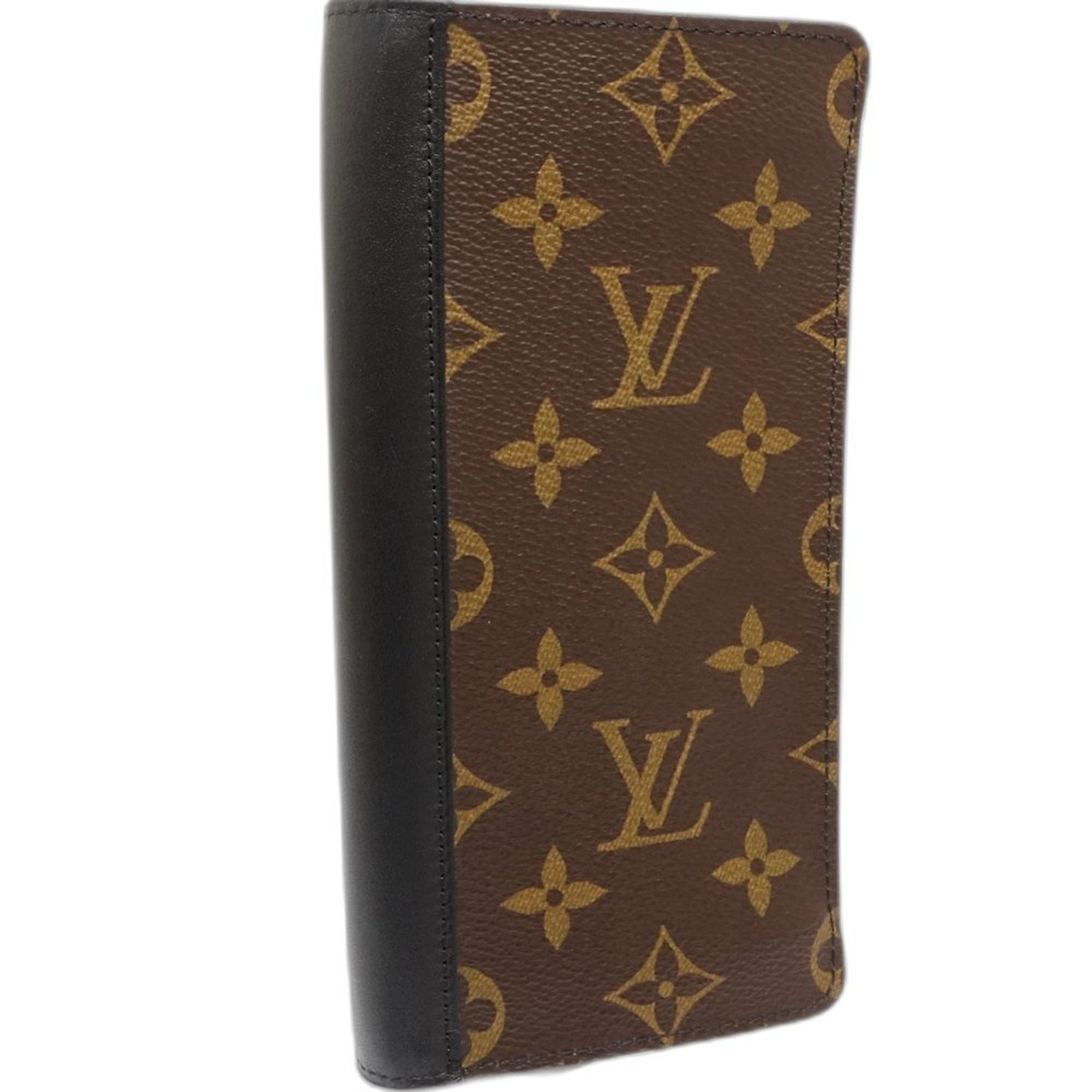 Louis Vuitton Louis Vuitton Long Wallet M93800 Tanon Monogram Macassar Brown Black 181517 Size ONE SIZE - 3 Thumbnail
