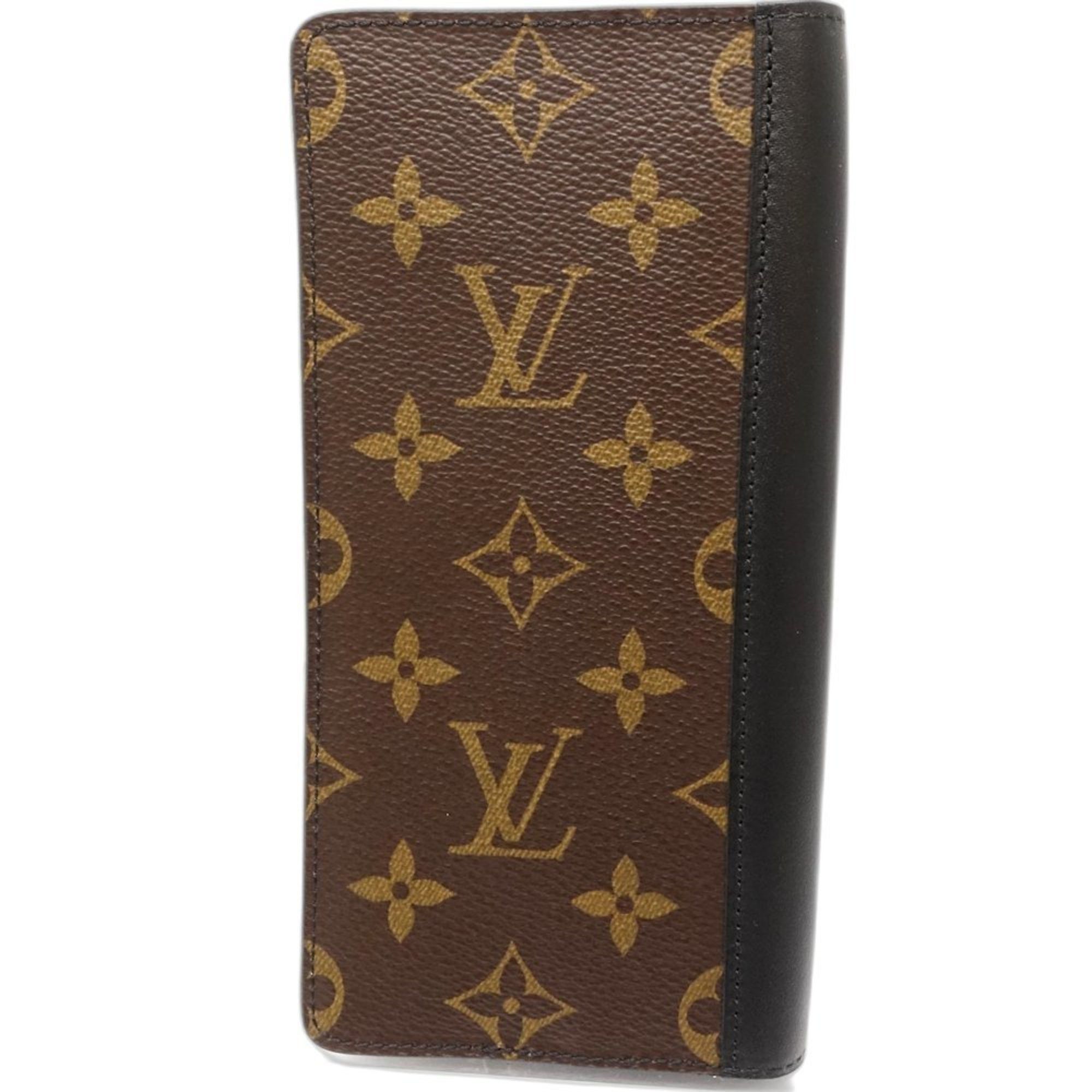 Louis Vuitton Louis Vuitton Long Wallet M93800 Tanon Monogram Macassar Brown Black 181517 Size ONE SIZE - 2 Thumbnail