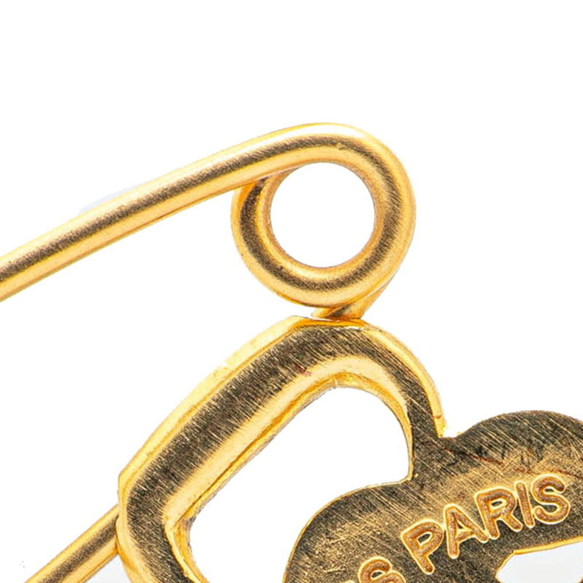 Hermes Hermes Horse Motif Pin Brooch Gold Plated Women's HERMES Size ONE SIZE - 3 Thumbnail