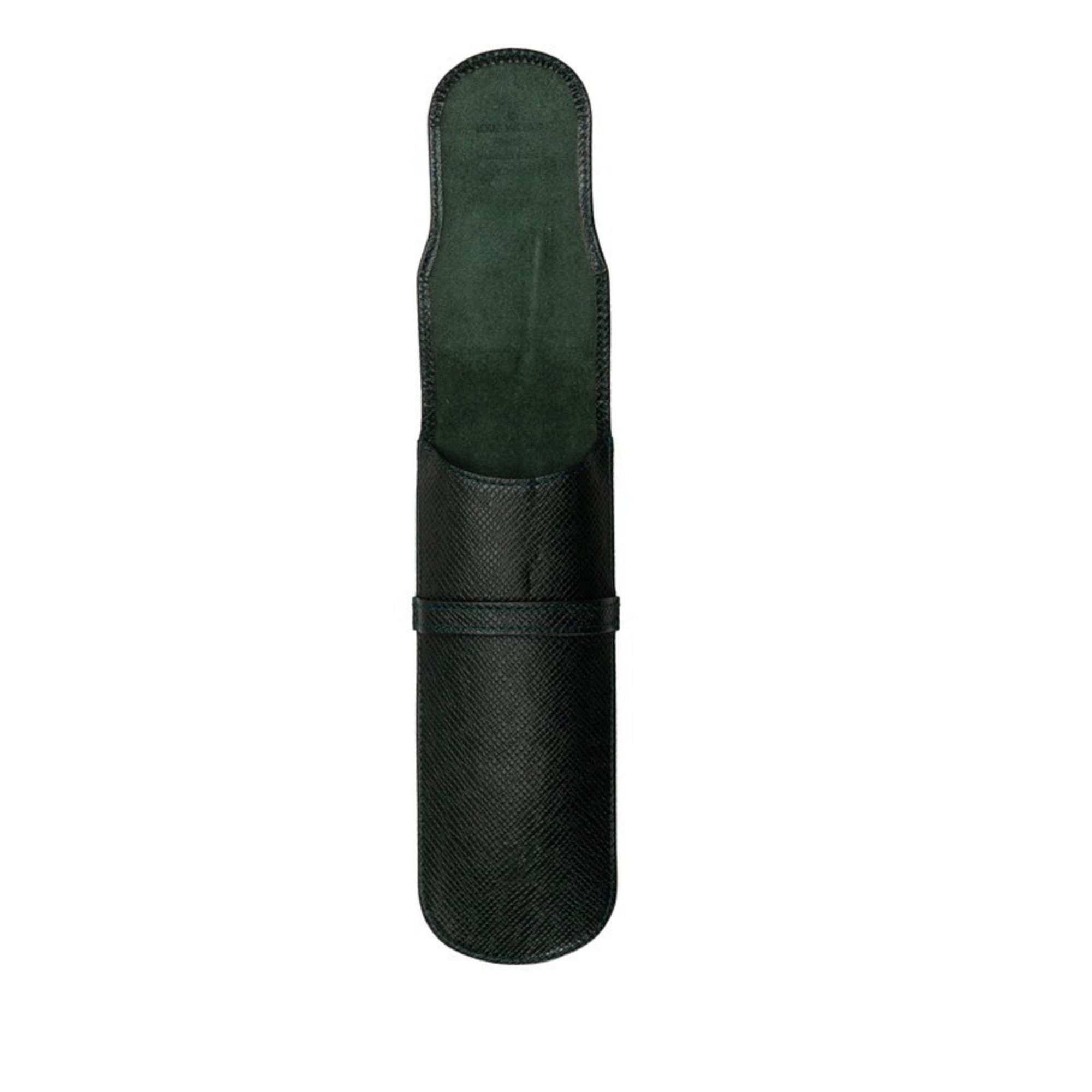 Louis Vuitton Louis Vuitton Taiga Etui Stylo Pen Case M30364 Episea Green Leather Women's LOUIS VUITTON Size ONE SIZE - 5 Thumbnail