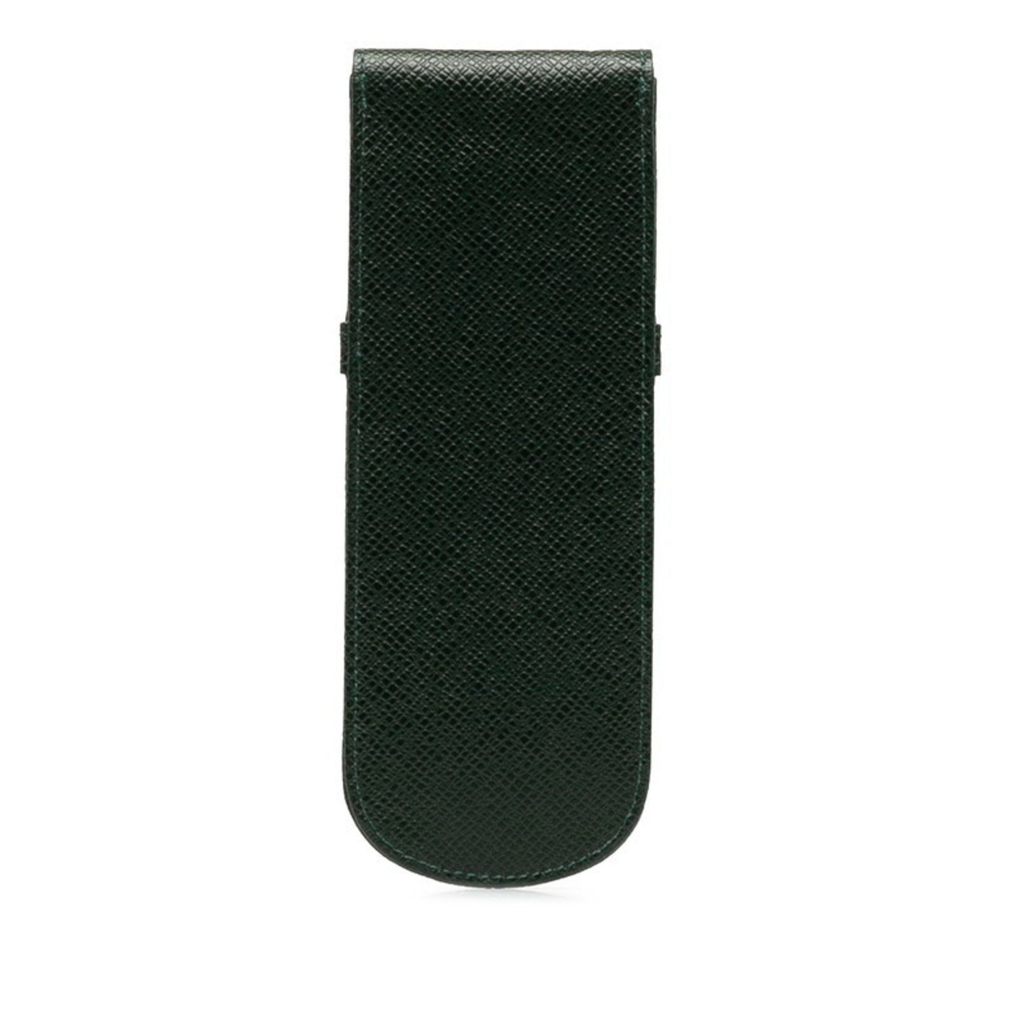 Louis Vuitton Louis Vuitton Taiga Etui Stylo Pen Case M30364 Episea Green Leather Women's LOUIS VUITTON Size ONE SIZE - 3 Thumbnail