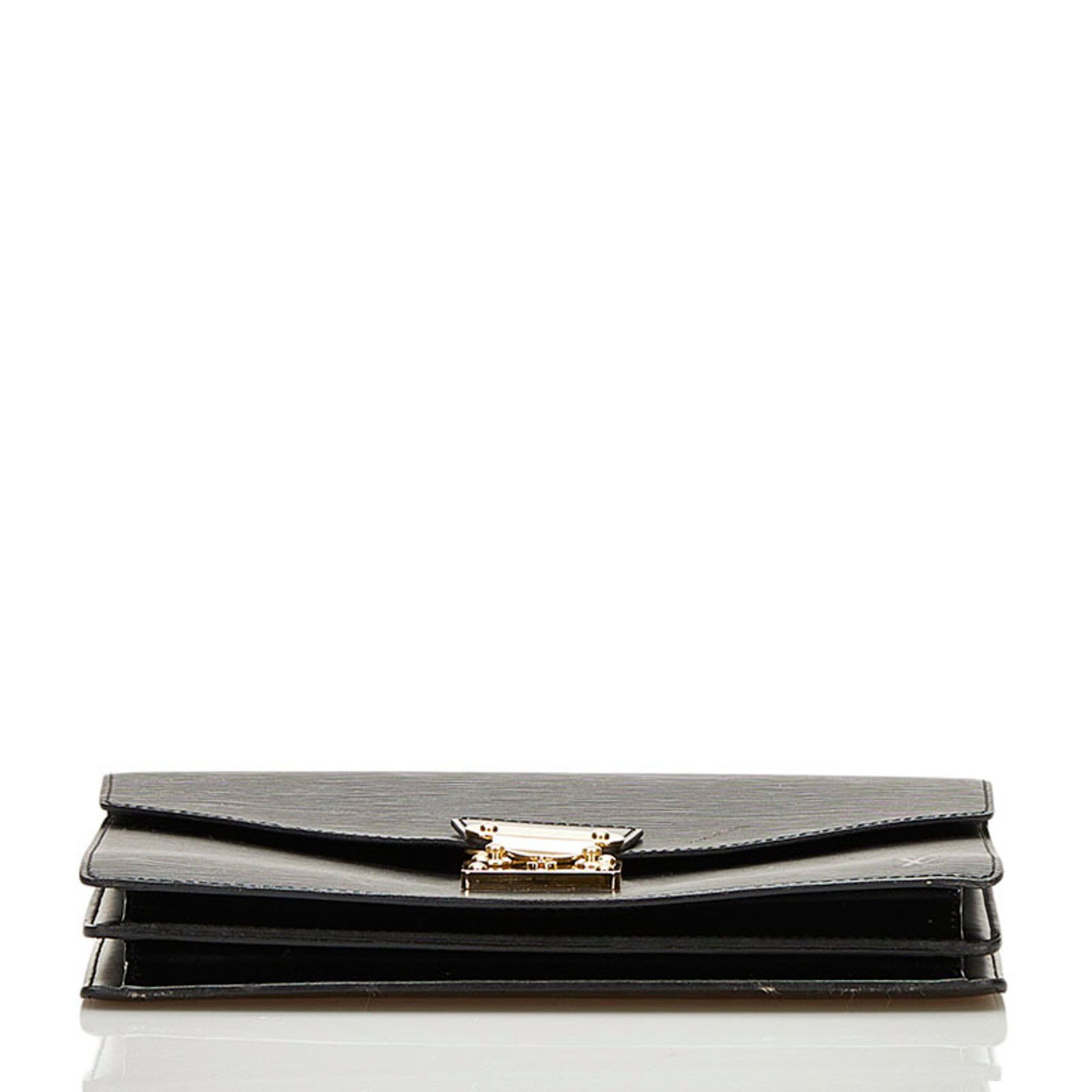 Louis Vuitton Louis Vuitton Epi Concorde Handbag M52132 Noir Black Leather Women's LOUIS VUITTON Size ONE SIZE - 4 Thumbnail