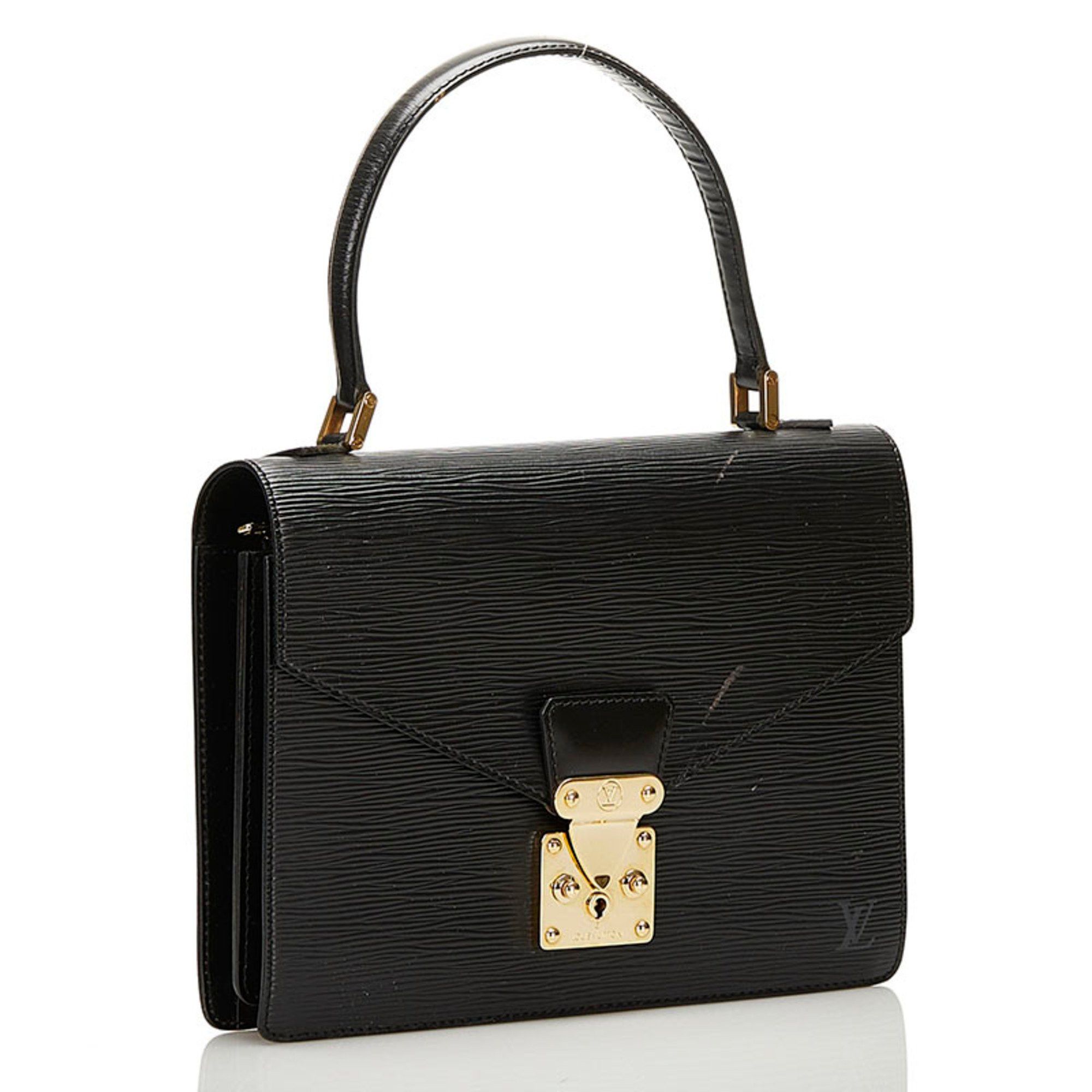 Louis Vuitton Louis Vuitton Epi Concorde Handbag M52132 Noir Black Leather Women's LOUIS VUITTON Size ONE SIZE - 2 Thumbnail