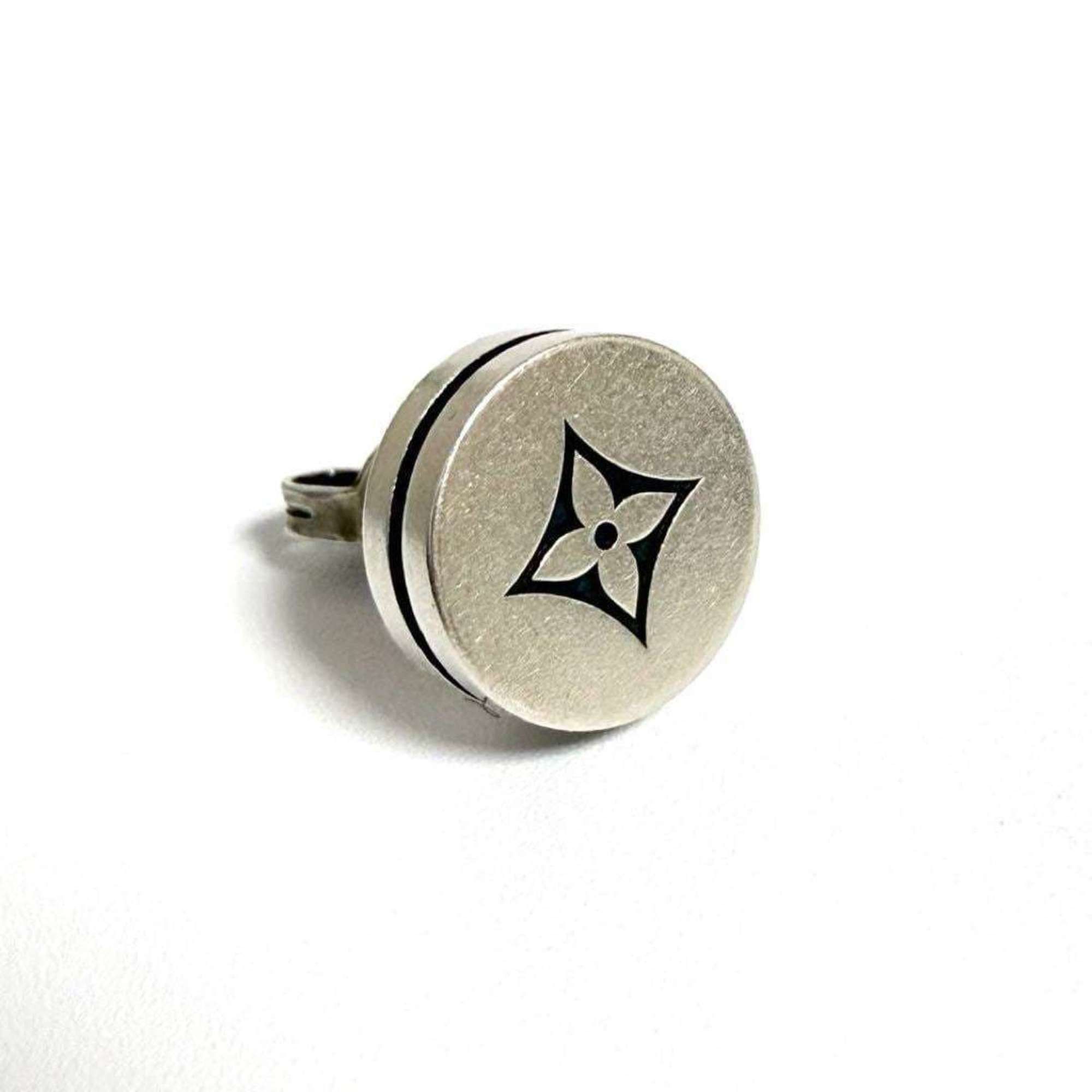 Louis Vuitton Louis Vuitton Men's Stud Earrings LV Tailor Silver Size ONE SIZE - 2 Thumbnail