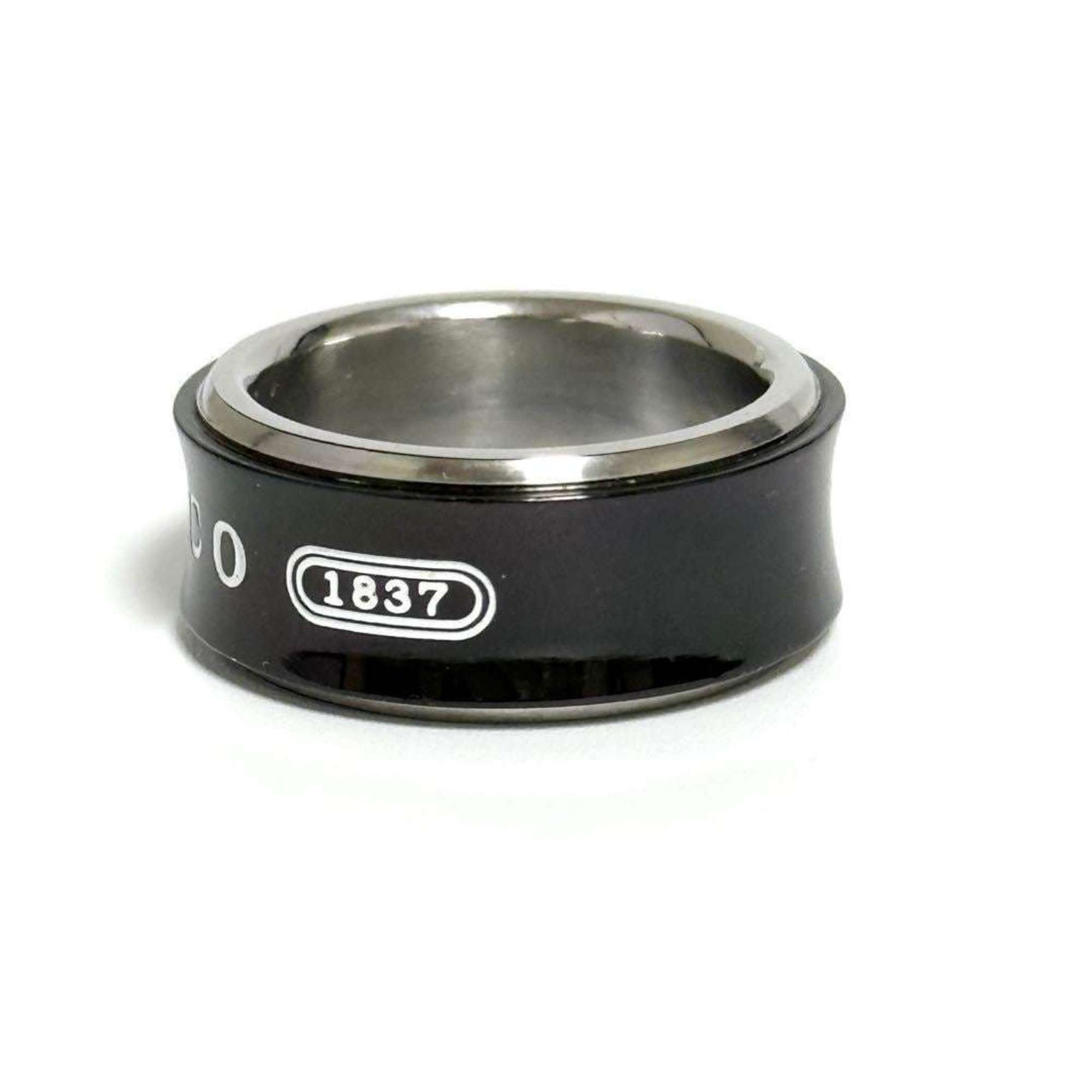Tiffany & Co. Tiffany Men's 1837 Combi Wide Ring, Silver Size ONE SIZE - 3 Thumbnail