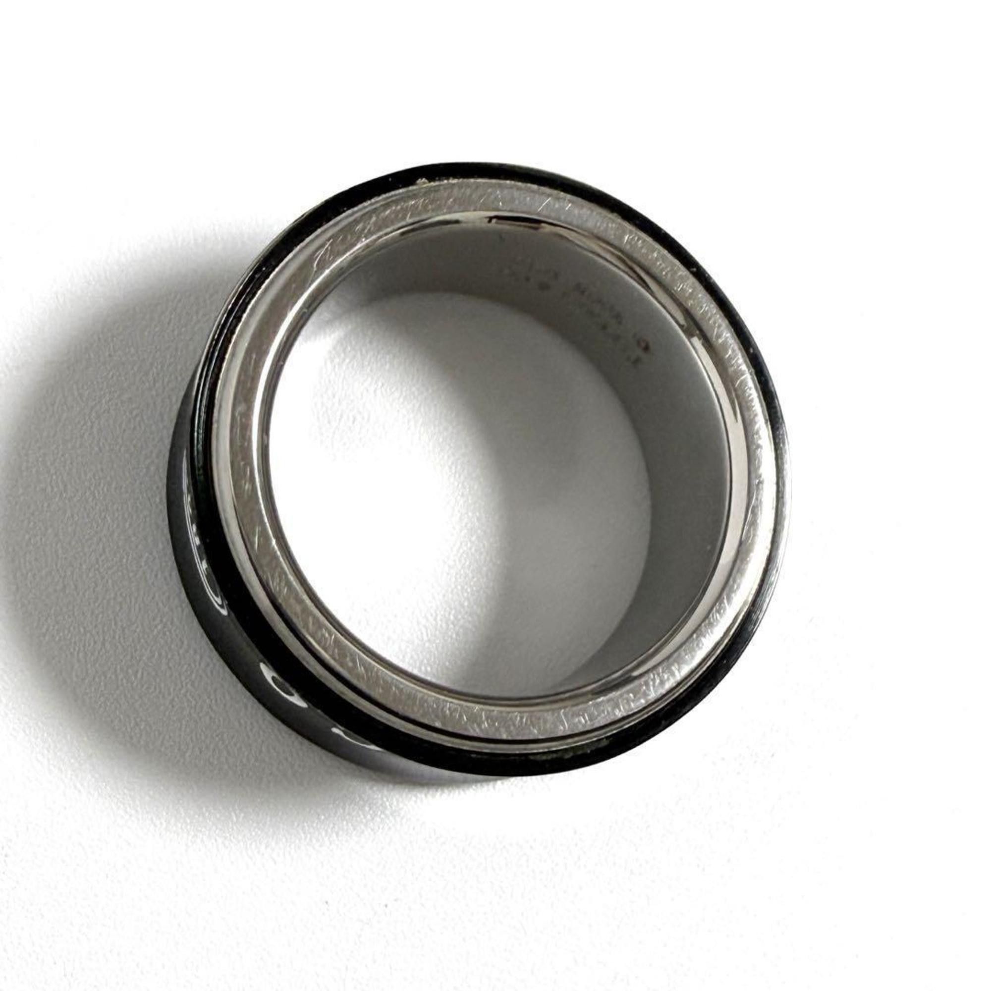 Tiffany & Co. Tiffany Men's 1837 Combi Wide Ring, Silver Size ONE SIZE - 6 Thumbnail