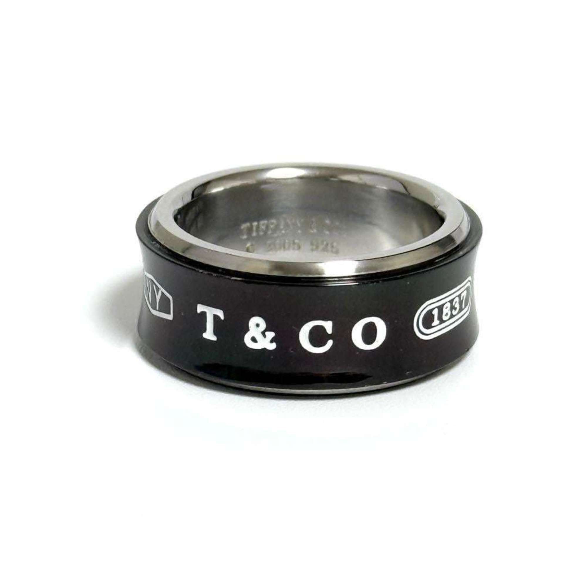 Tiffany & Co. Tiffany Men's 1837 Combi Wide Ring, Silver Size ONE SIZE - 2 Thumbnail