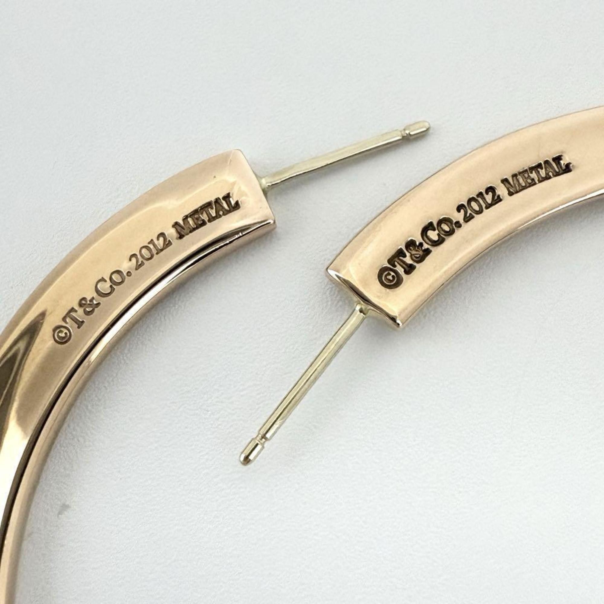 Tiffany & Co. Tiffany Women's Hoop Earrings in Rubedo Metal 1837 Size ONE SIZE - 7 Thumbnail