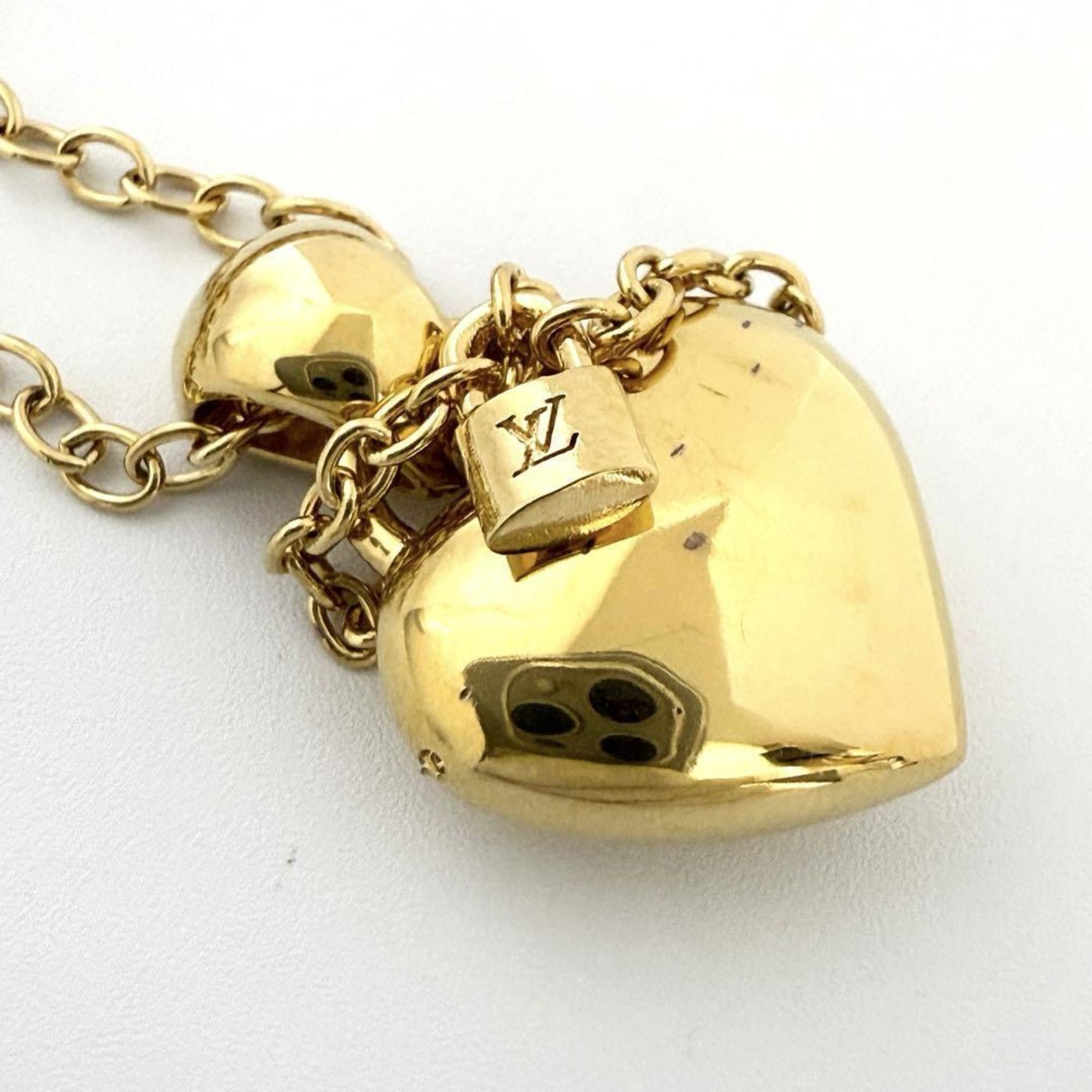 Louis Vuitton Women's Love Lock Pendant Necklace Heart