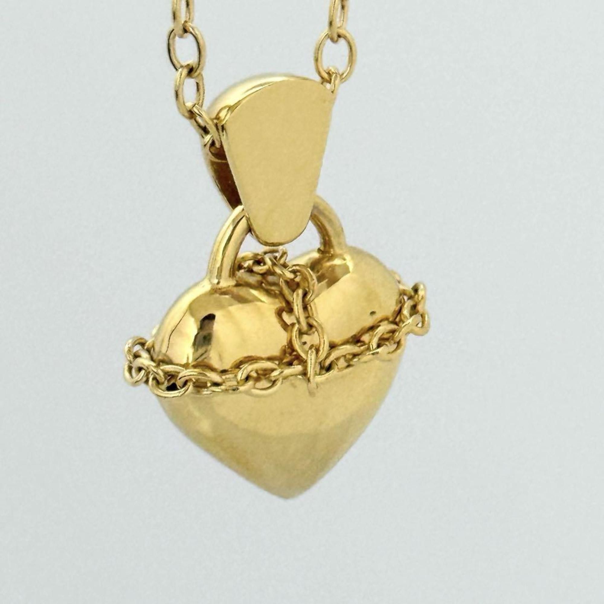 Louis Vuitton Louis Vuitton Women's Love Lock Pendant Necklace Heart Size ONE SIZE - 2 Thumbnail