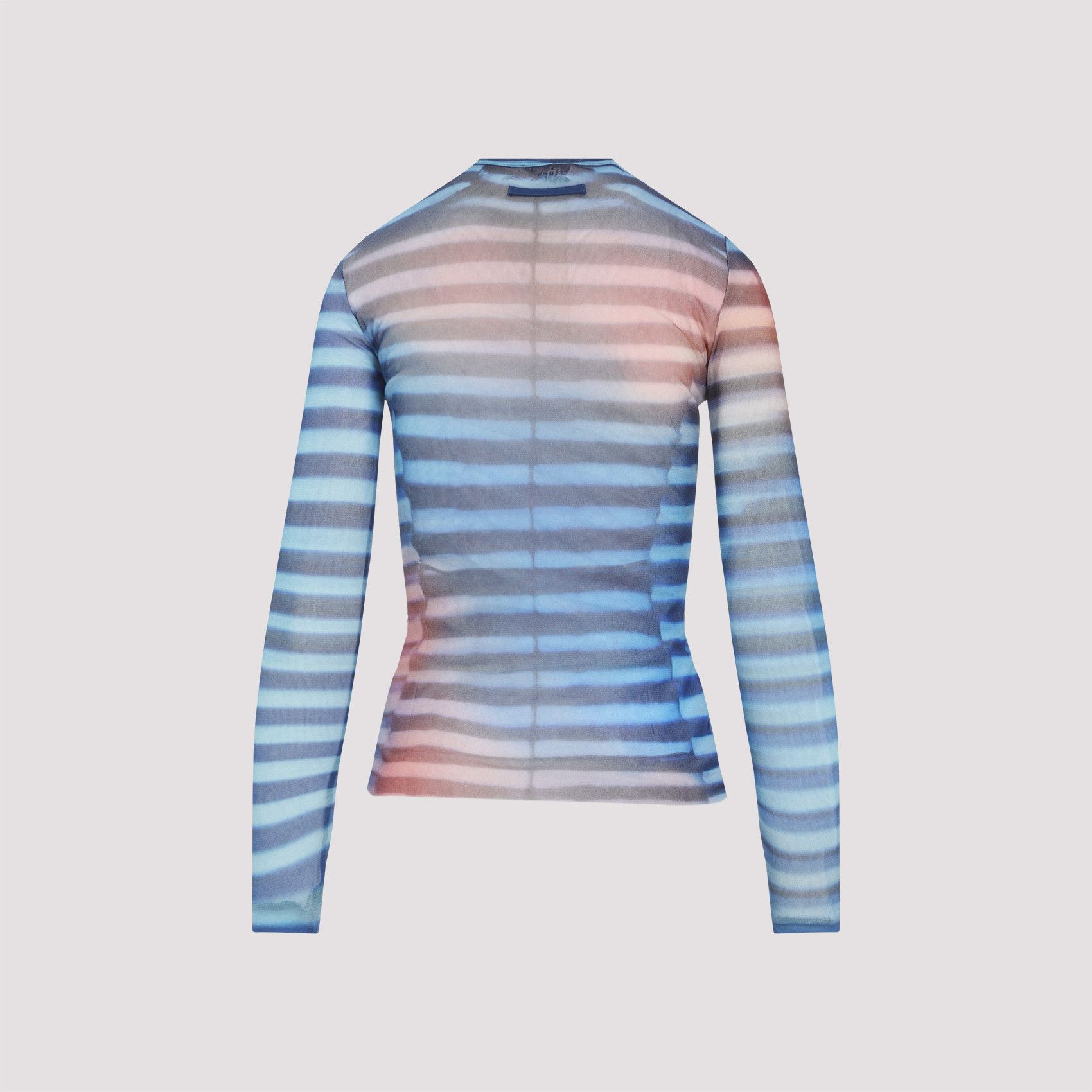 Jean Paul Gaultier Jean Paul Gaultier Mesh Printed "Air" Long Sleeves Top Size XS / US 0-2 / IT 36-38 - 2 Thumbnail