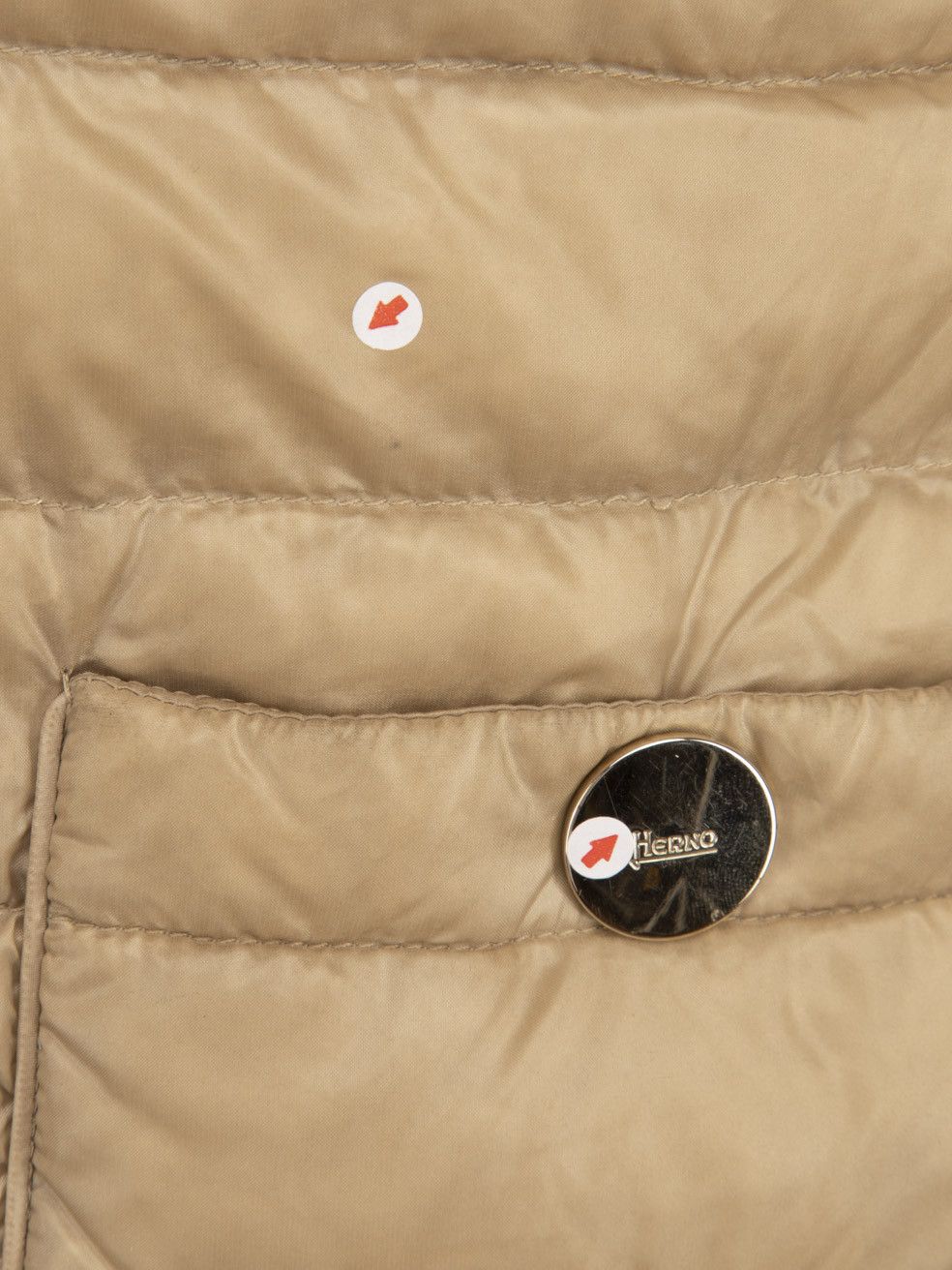 Herno Beige Sleeveless Quilted Vest Size XL / US 12-14 / IT 48-50 - 4 Thumbnail