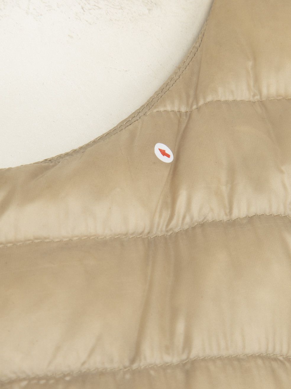 Herno Beige Sleeveless Quilted Vest Size XL / US 12-14 / IT 48-50 - 10 Thumbnail