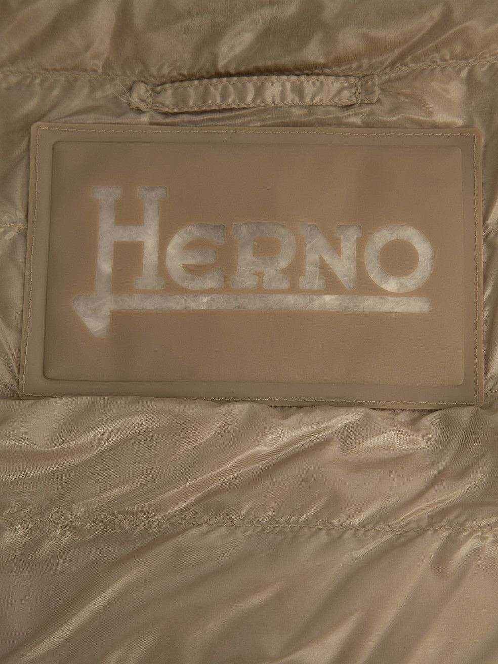 Herno Beige Sleeveless Quilted Vest Size XL / US 12-14 / IT 48-50 - 16 Thumbnail