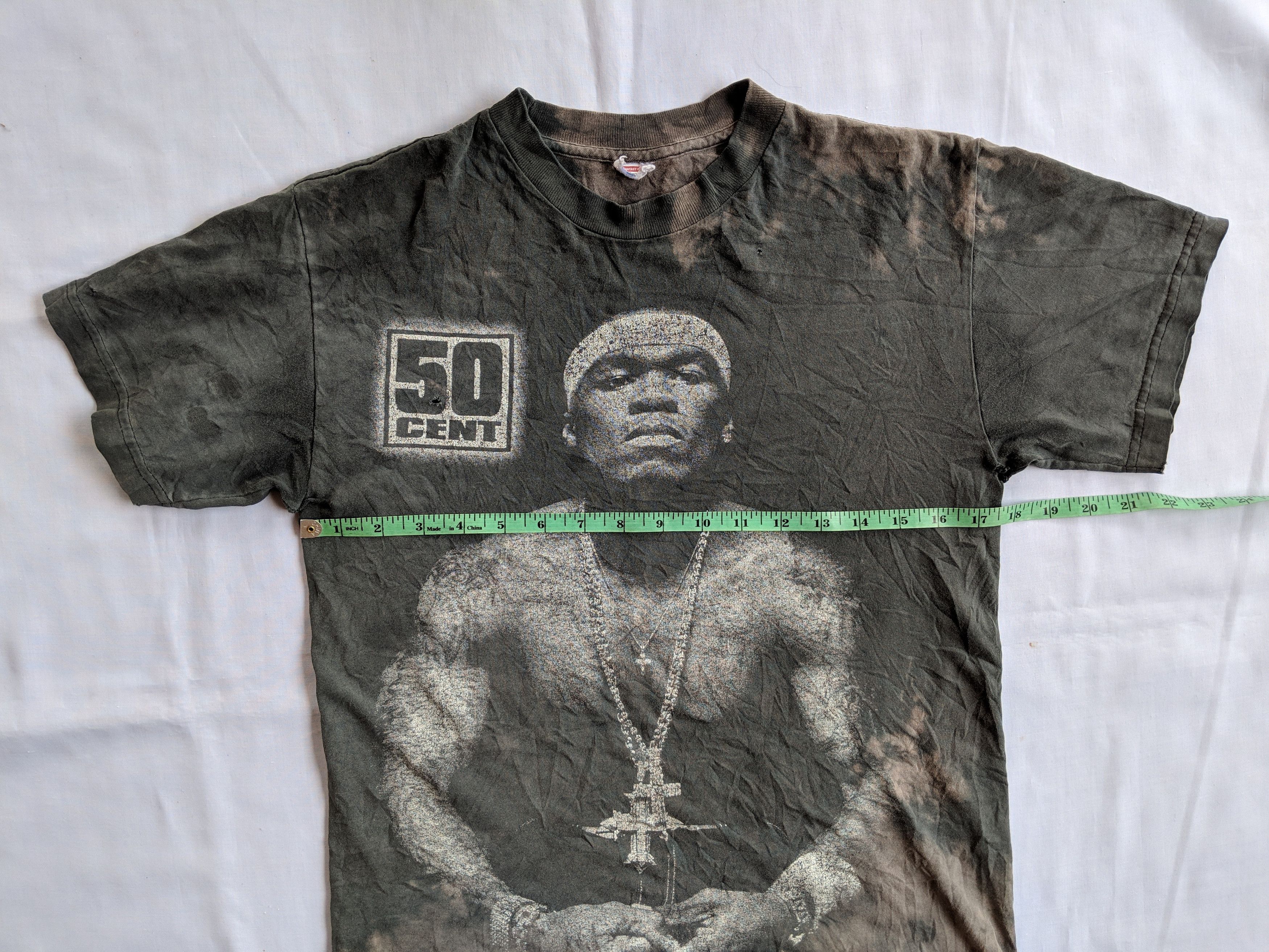 Band Tees Rap tee 50cent early 2000 big print/distressed shirt Size US S / EU 44-46 / 1 - 5 Thumbnail
