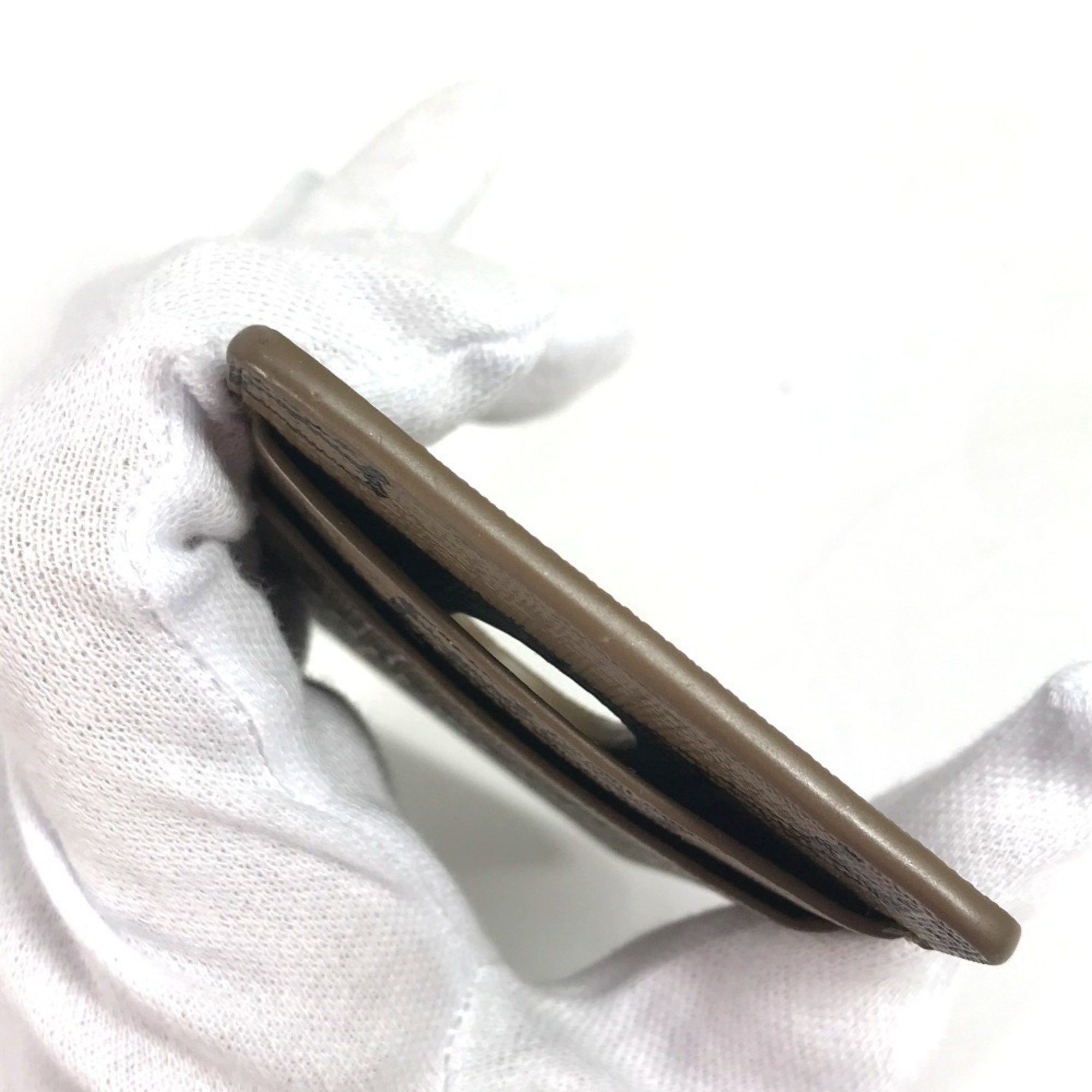 Balenciaga BALENCIAGA 675835 Logo Magsafe Business Card Holder Pass Case Smartphone Holder/Card Leather Men's Women's Brown Size ONE SIZE - 5 Thumbnail