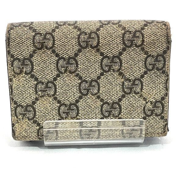 Gucci Gucci Gucci GG Supreme PVC Leather Wallet Canvas Short Wallet 508757.525040 Size ONE SIZE - 9 Thumbnail