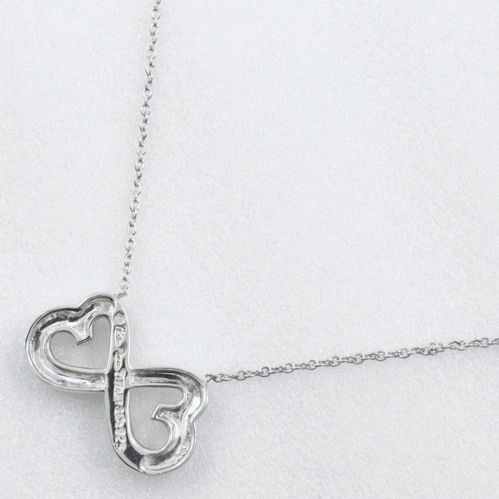 Tiffany & Co. Tiffany & Co. Tiffany Double Loving Heart Paloma Picasso Silver 925 Necklace Metal Necklace DUTY FREE for USA Size ONE SIZE - 3 Thumbnail