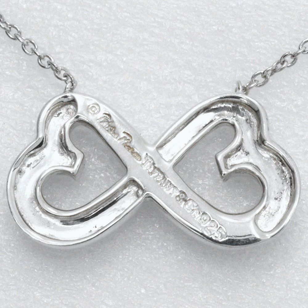 Tiffany & Co. Tiffany & Co. Tiffany Double Loving Heart Paloma Picasso Silver 925 Necklace Metal Necklace DUTY FREE for USA Size ONE SIZE - 10 Thumbnail
