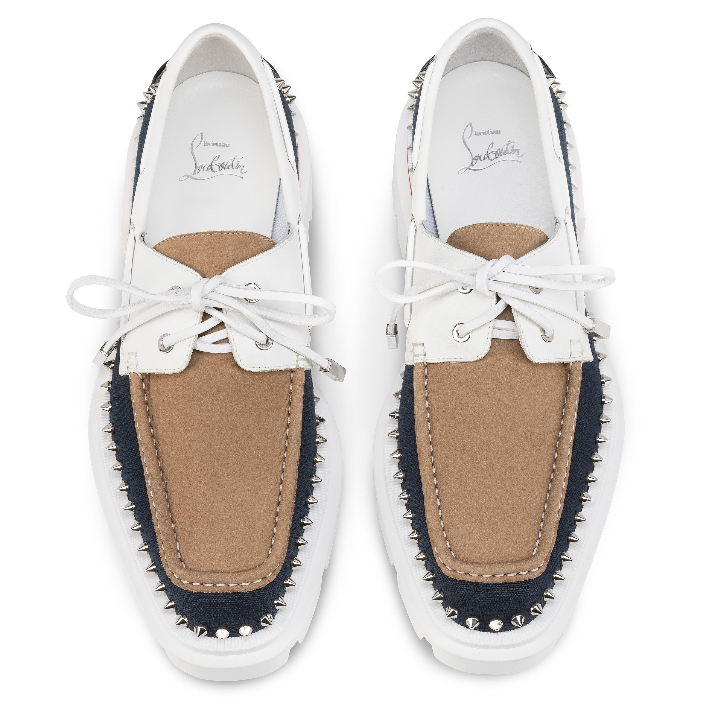 Christian Louboutin our steckle white Size US 10 / EU 43 - 5 Thumbnail