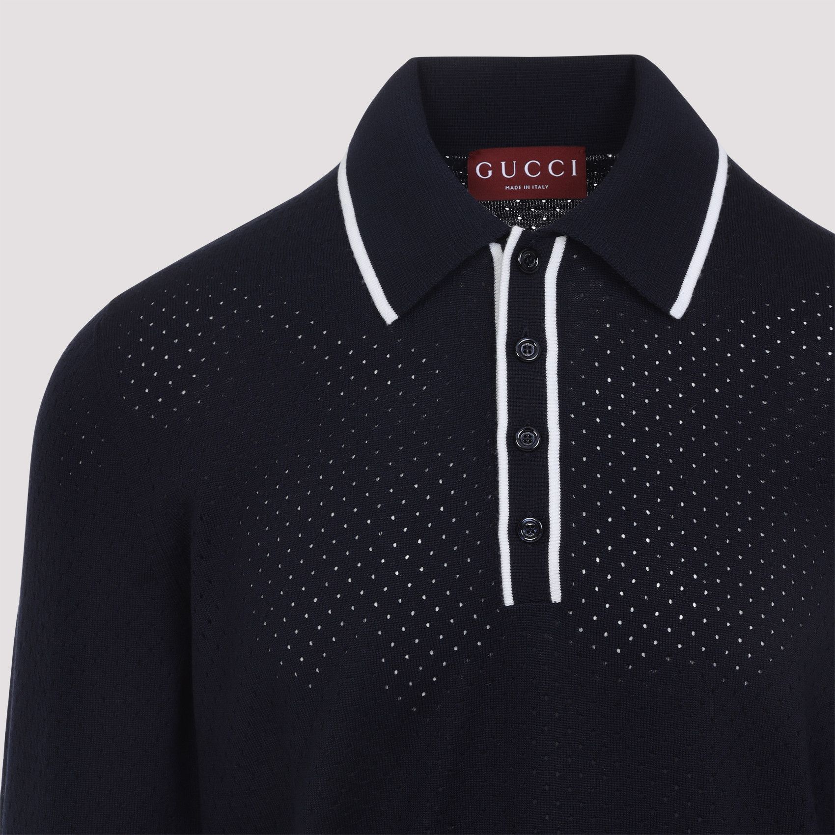 Gucci Gucci Long Sleeves Polo Size US S / EU 44-46 / 1 - 4 Thumbnail
