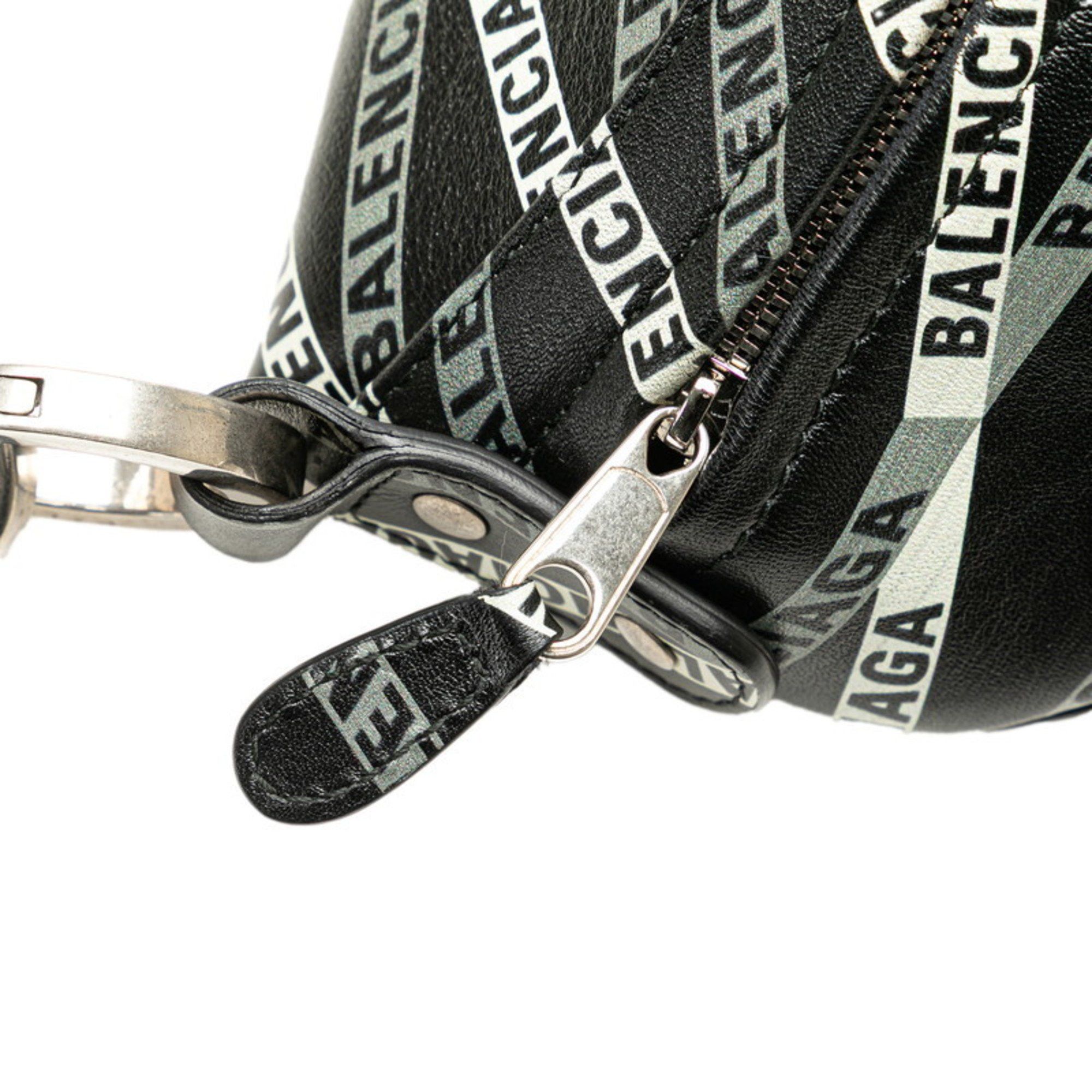 Balenciaga Balenciaga Souvenir Waist Bag Body 518163 Black Green Leather Women's BALENCIAGA Size ONE SIZE - 6 Thumbnail