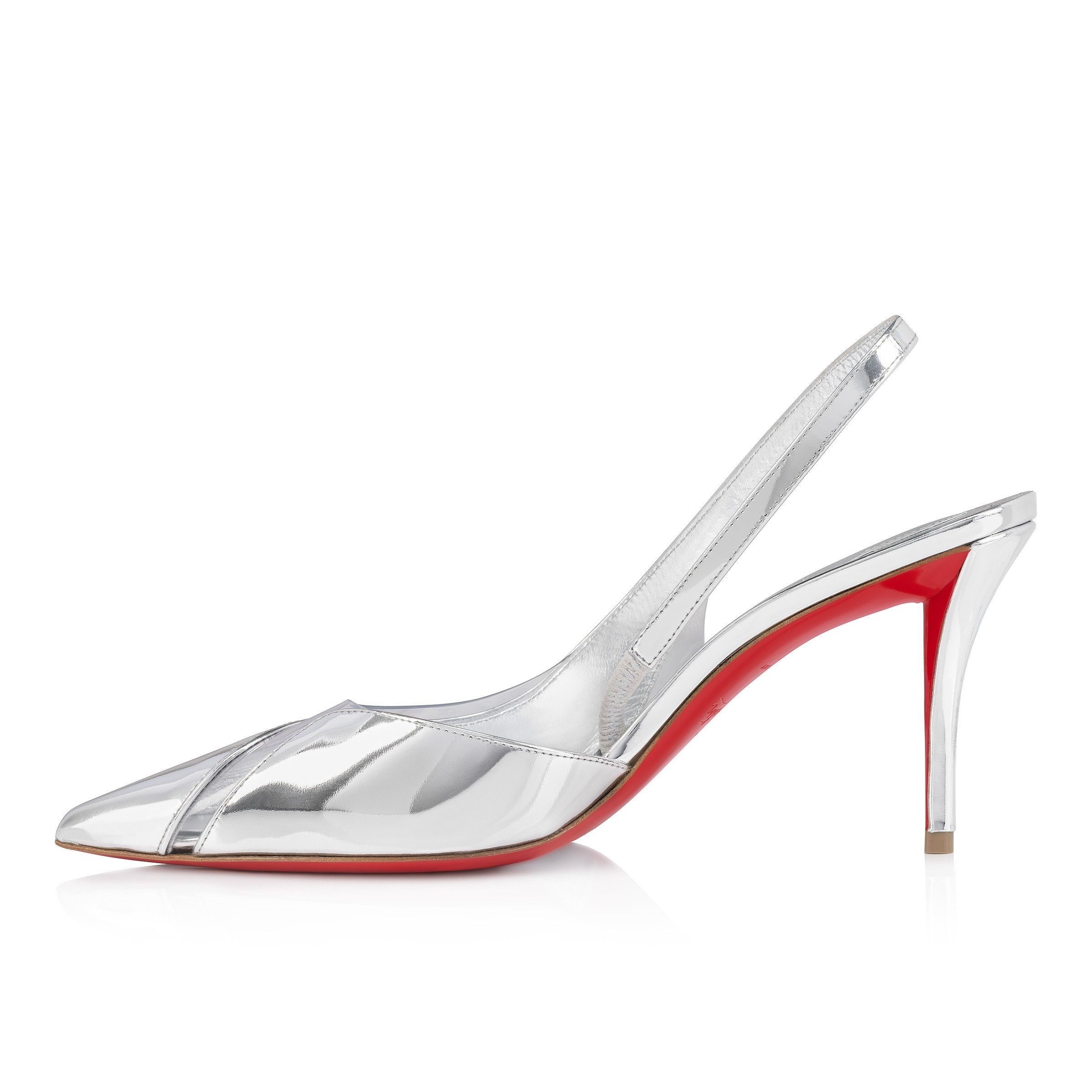 Christian Louboutin postichia 80mm silver Size US 8.5 / IT 38.5 - 4 Thumbnail
