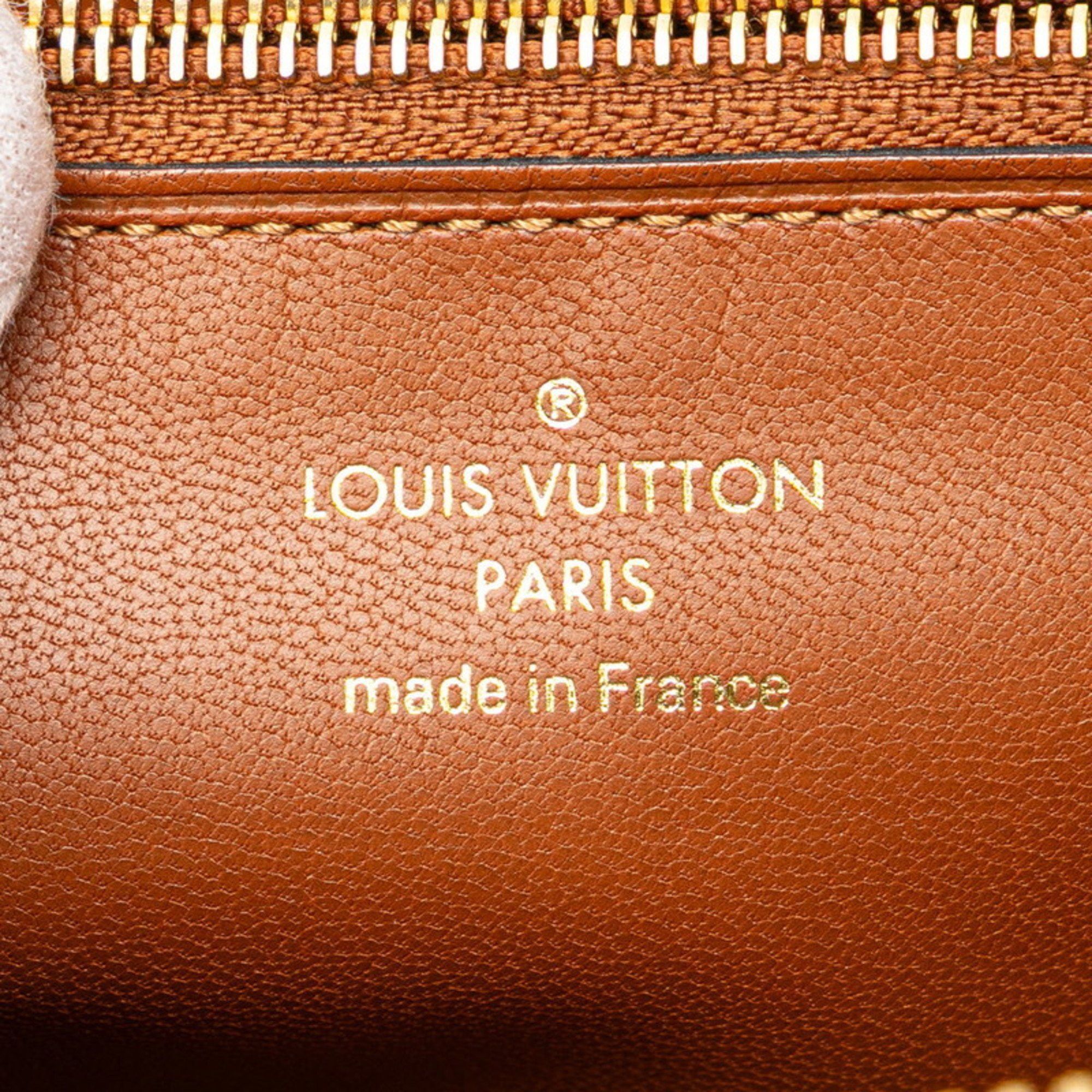 Louis Vuitton Louis Vuitton Parnassus Portefeuille Iena Round Zipper Long Wallet M58265 Brown Leather Women's LOUIS VUITTON Size ONE SIZE - 8 Thumbnail