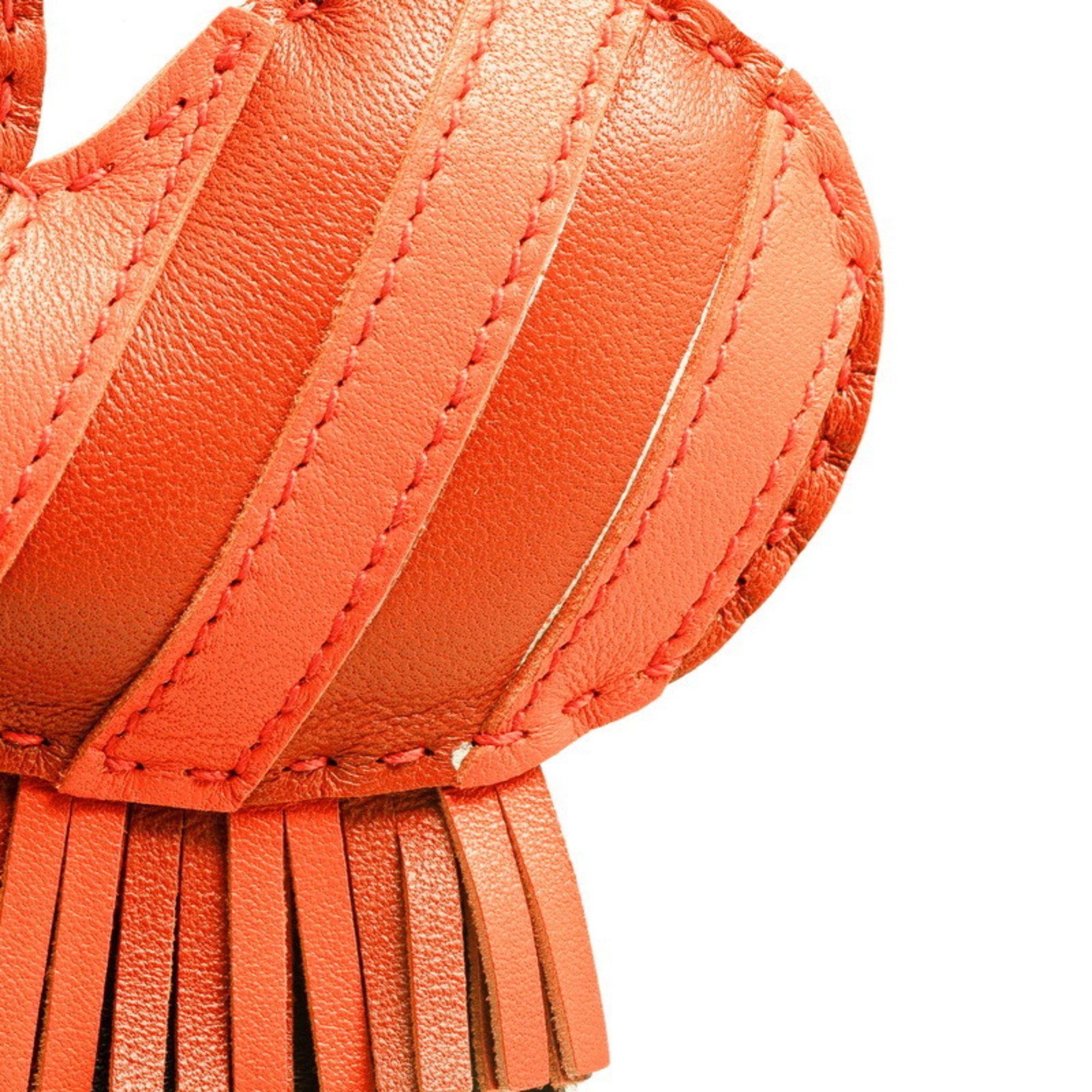 Hermes Hermes GZ Savannah Zebra Motif Charm Bag Brown Red Anjou Milo Women's HERMES Size ONE SIZE - 3 Thumbnail