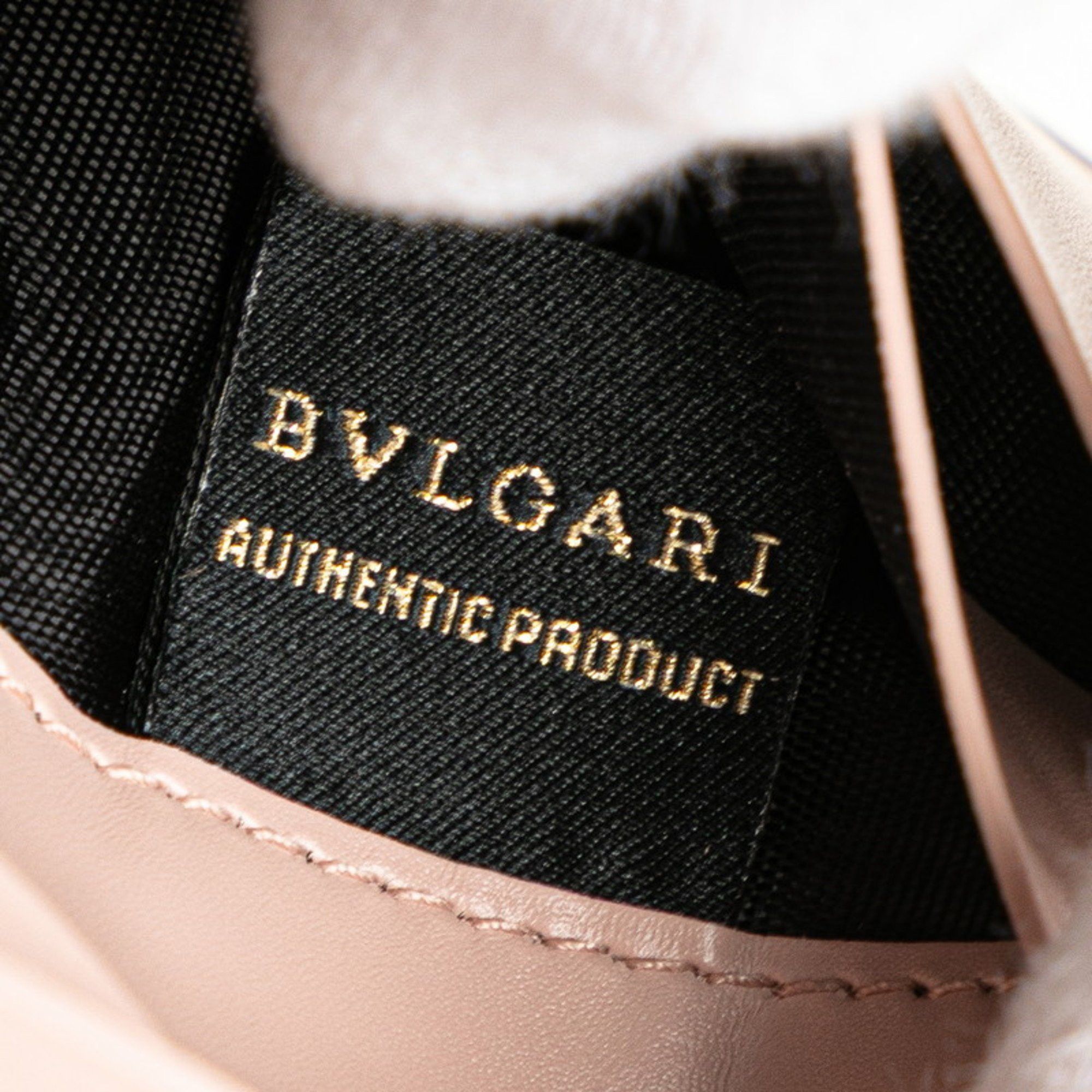 Bvlgari BVLGARI Serpenti Forever Compact Wallet Tri-fold 289965 Pink Leather Women's Size ONE SIZE - 11 Thumbnail