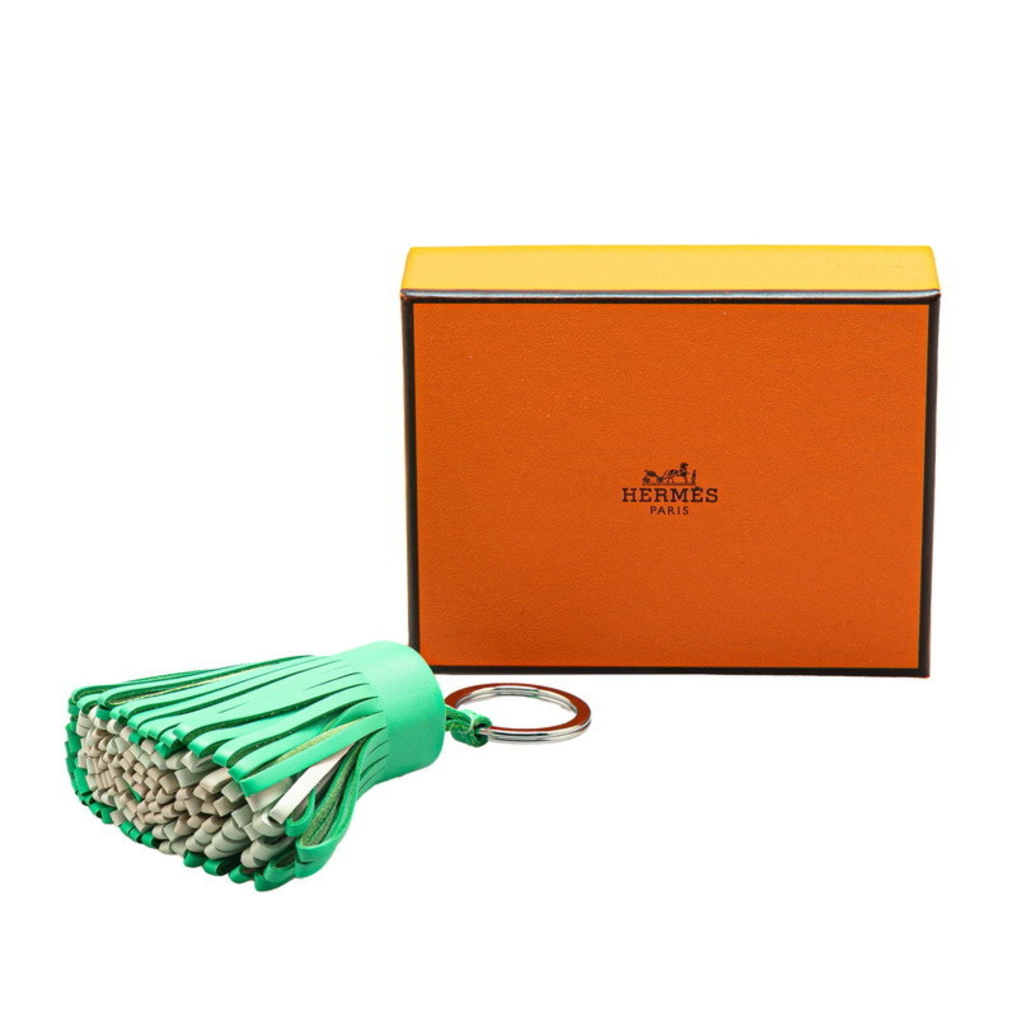 Hermes Hermes Carmen Keychain Bag Charm Vert Comic Fizz Clé Anjou Miro Women's HERMES Size ONE SIZE - 6 Thumbnail