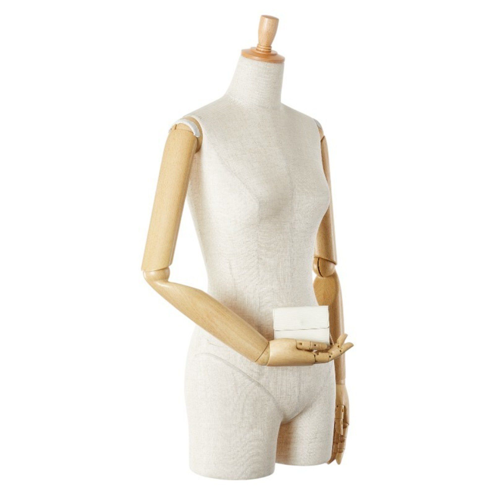 Louis Vuitton Louis Vuitton Epi Ludlow Coin Case M6330J Ivory White Leather Women's LOUIS VUITTON Size ONE SIZE - 7 Thumbnail