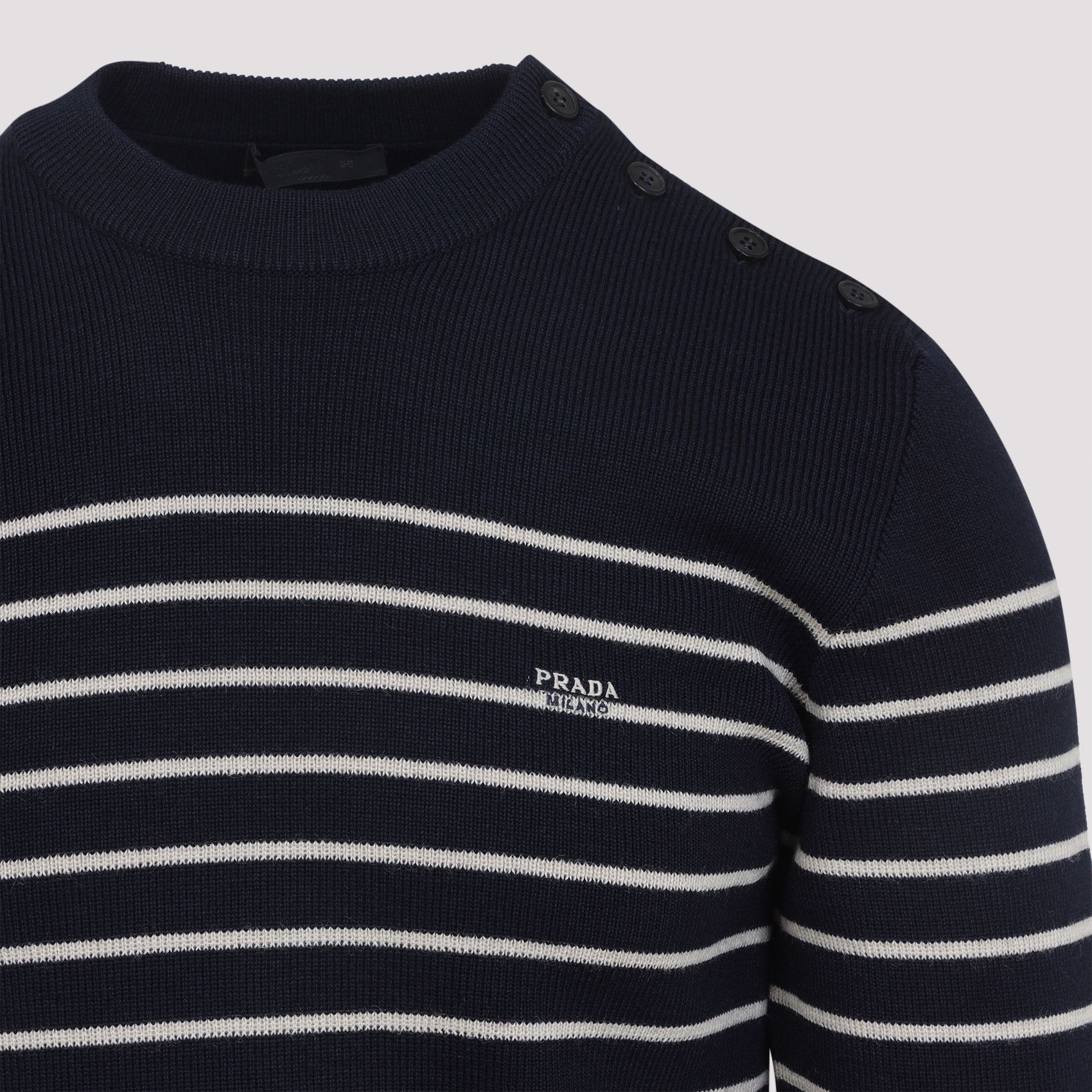 Prada Prada Crew Neck Sweater Size US M / EU 48-50 / 2 - 3 Thumbnail