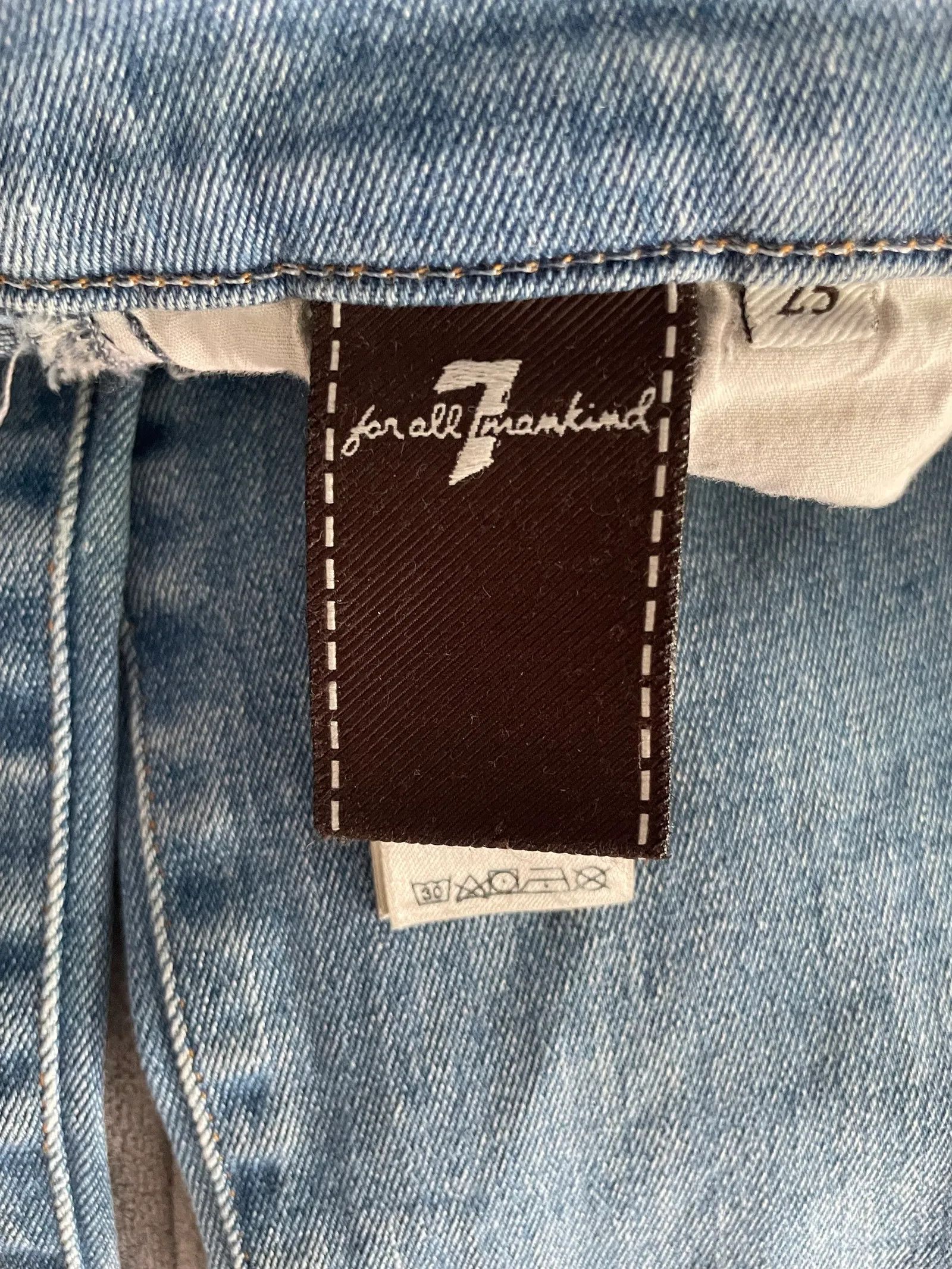 7 For All Mankind 7 For All Mankind Jeans Size 25" / US 0 / IT 36 - 2 Thumbnail