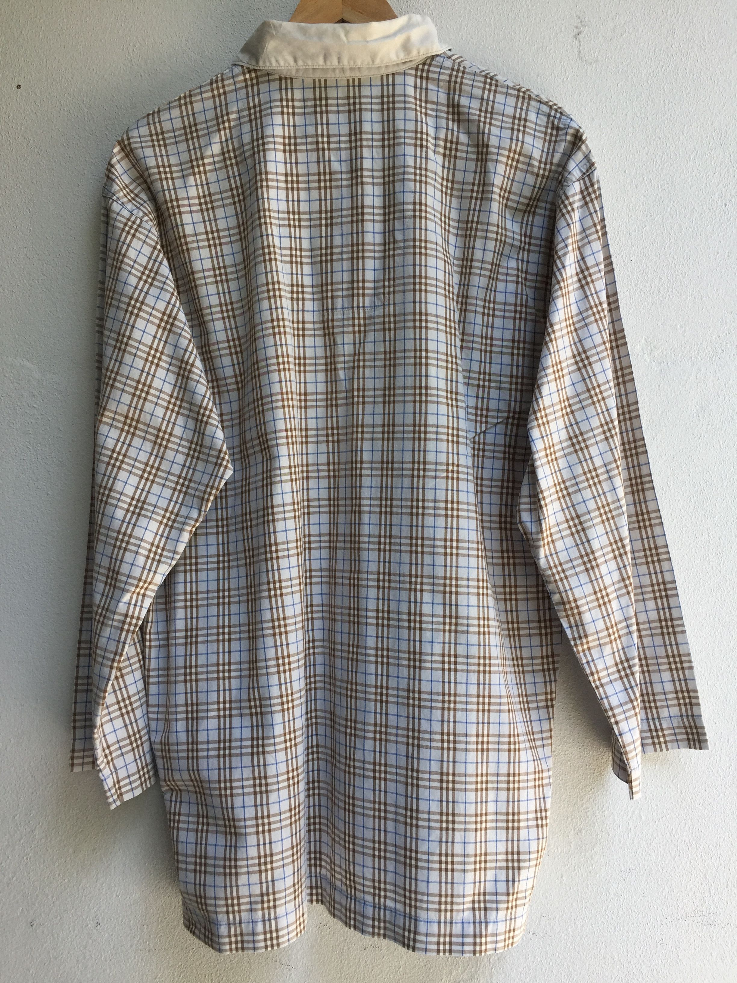 Burberry Vintage 90s Burberry London Classic Plaid Button Up Shirt Size US M / EU 48-50 / 2 - 11 Thumbnail