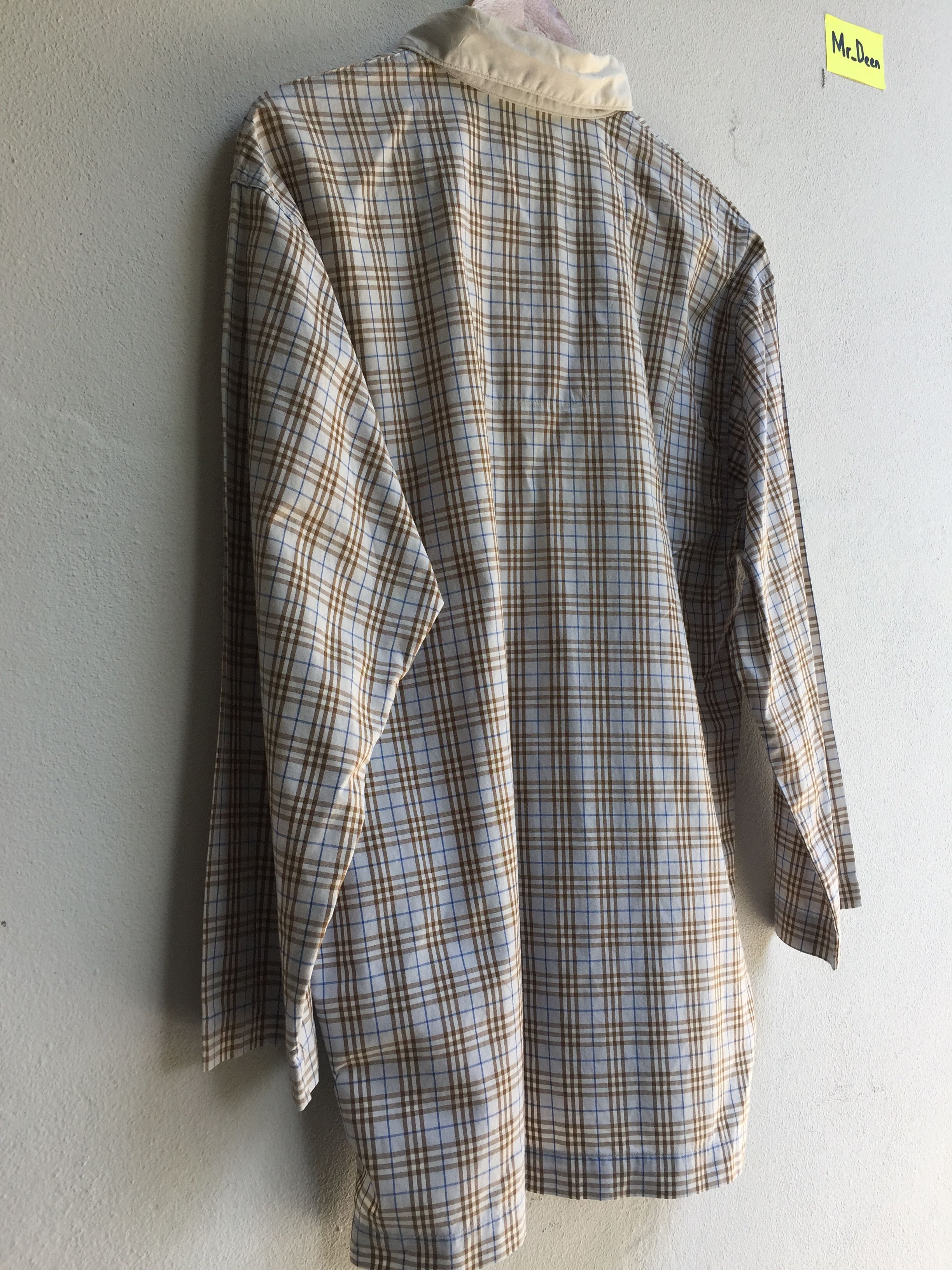 Burberry Vintage 90s Burberry London Classic Plaid Button Up Shirt Size US M / EU 48-50 / 2 - 12 Thumbnail