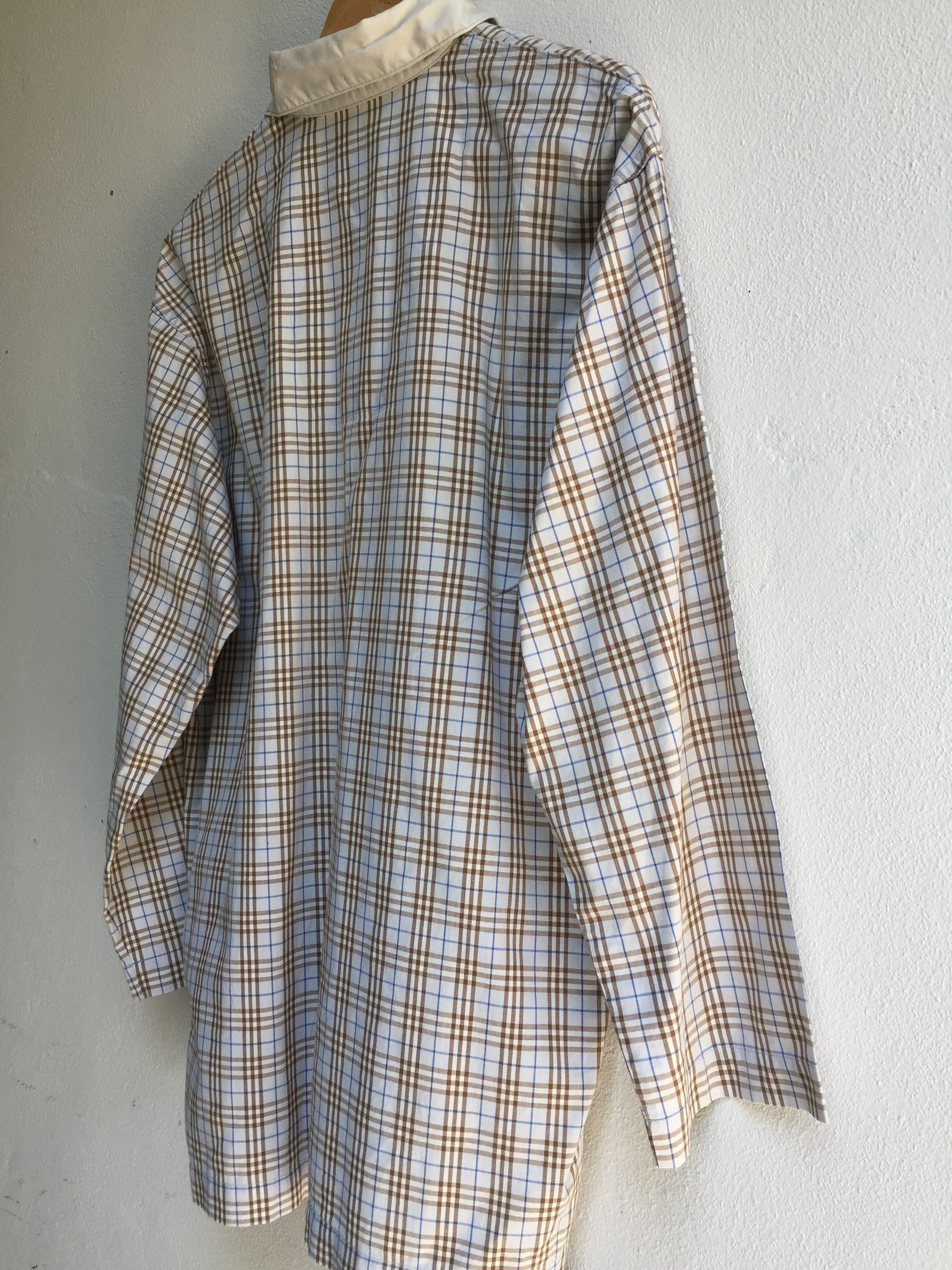Burberry Vintage 90s Burberry London Classic Plaid Button Up Shirt Size US M / EU 48-50 / 2 - 13 Thumbnail