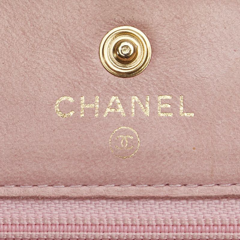 Chanel Chanel Chanel Coco Mark Caviar Skin Shoulder Wallet Leather Long Wallet Size ONE SIZE - 15 Thumbnail